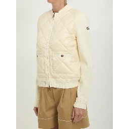Tricot zip cardigan