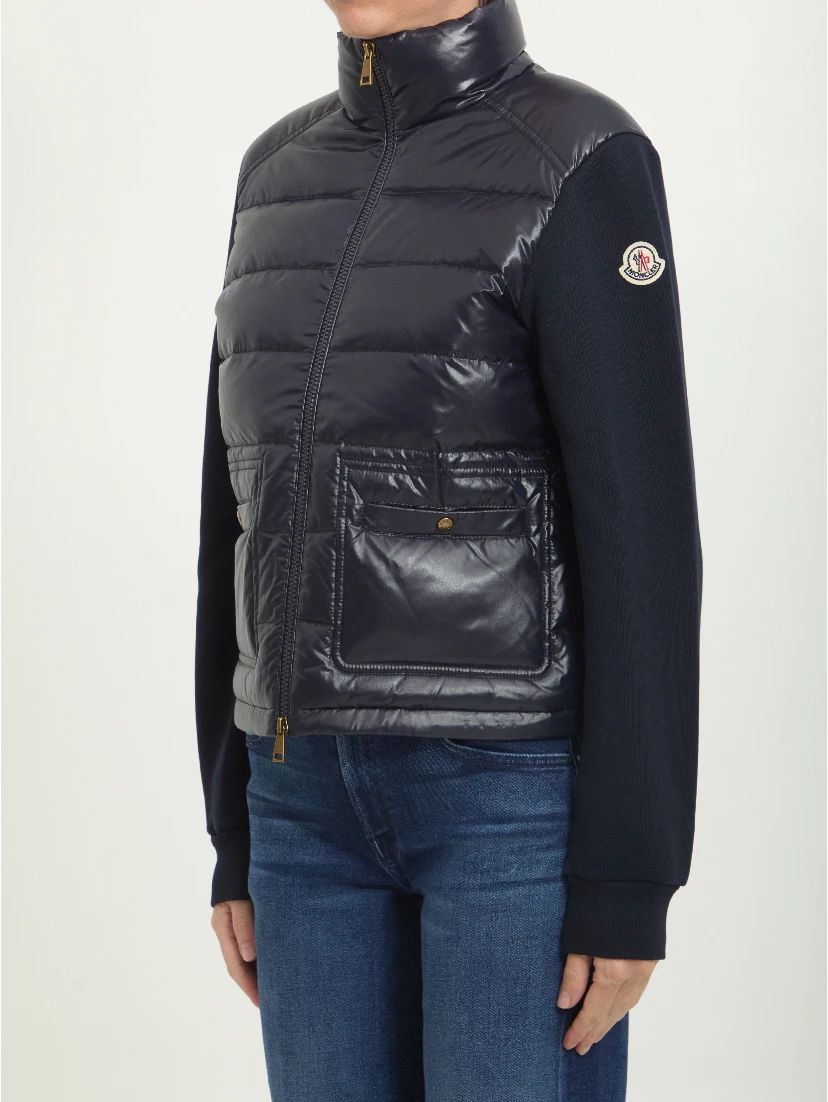 Cotton zip-up sweatshirt