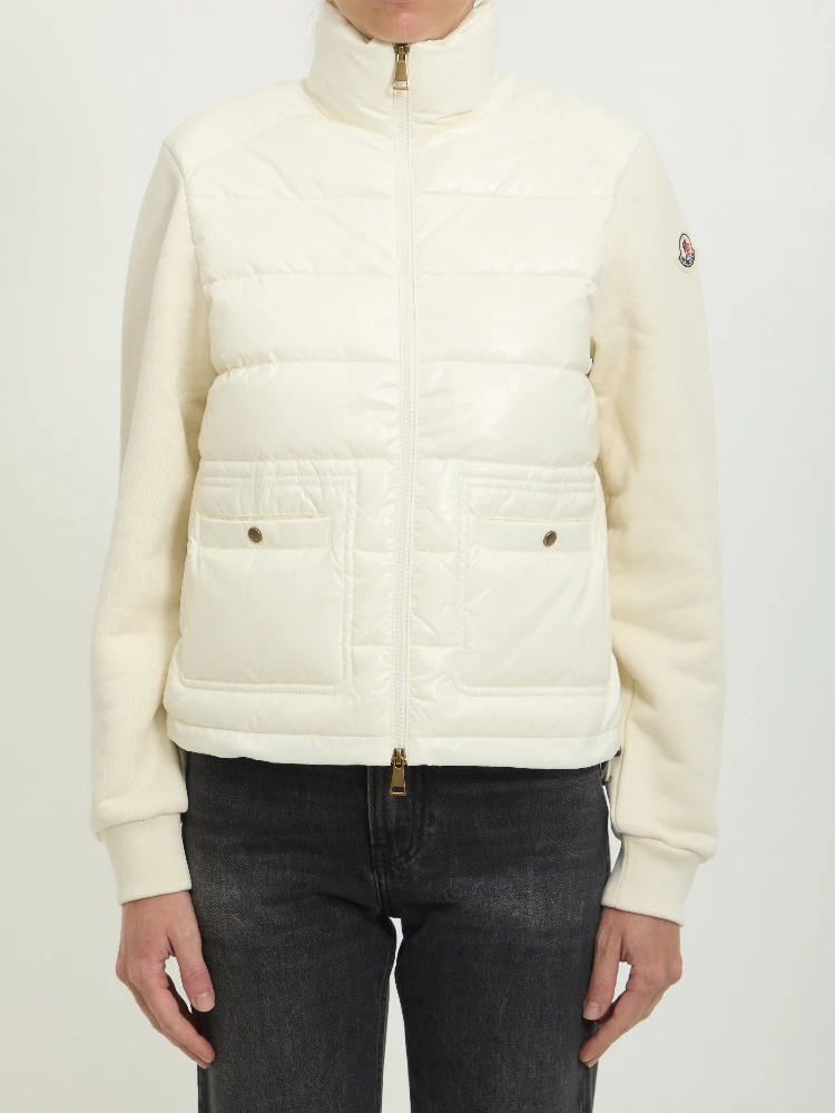 Cotton zip-up sweatshirt