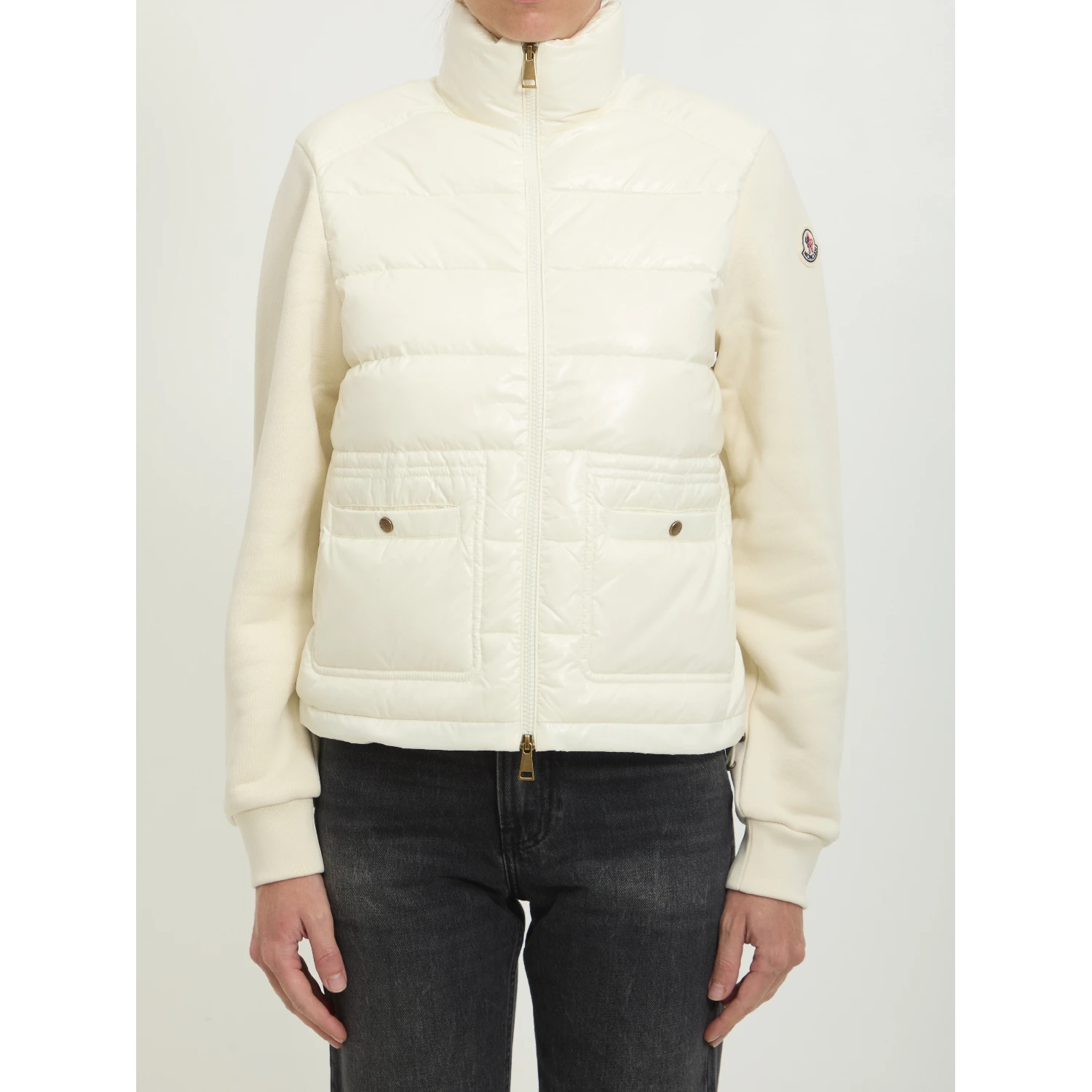 Cotton zip-up sweatshirt