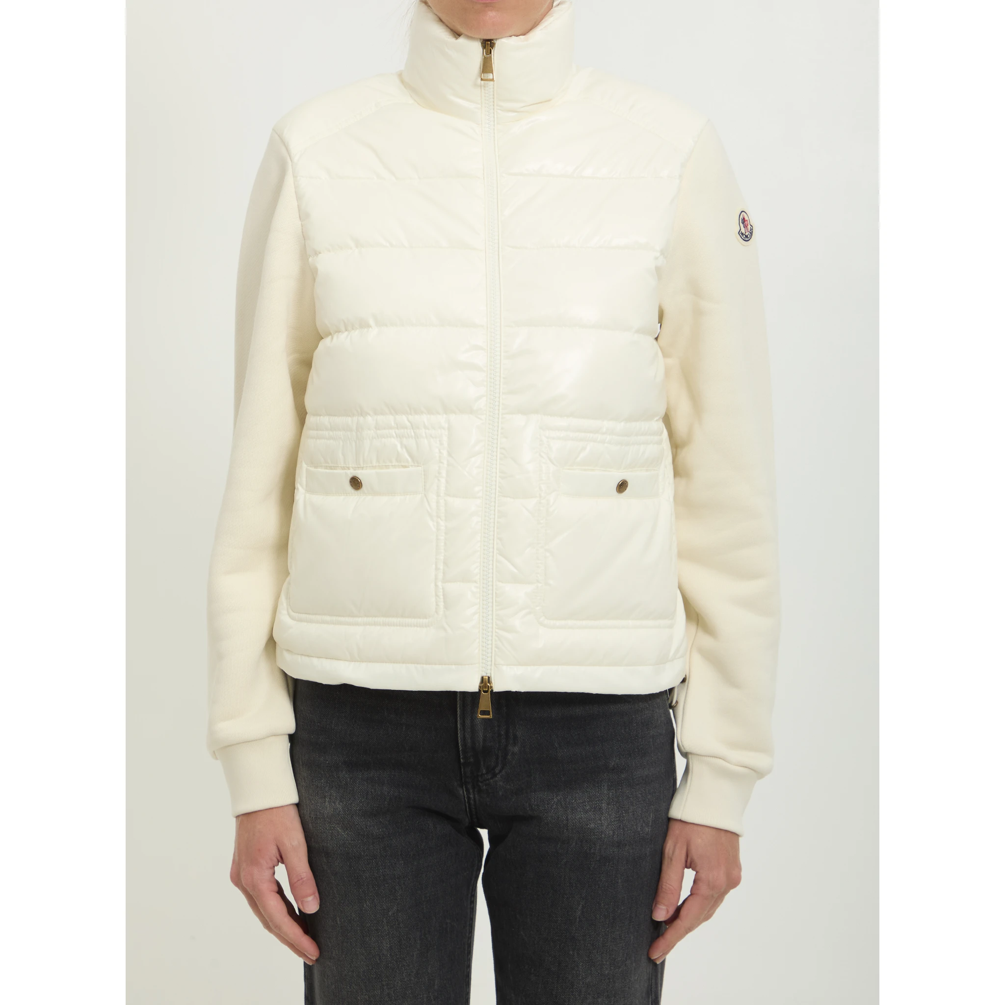 Cotton zip-up sweatshirt