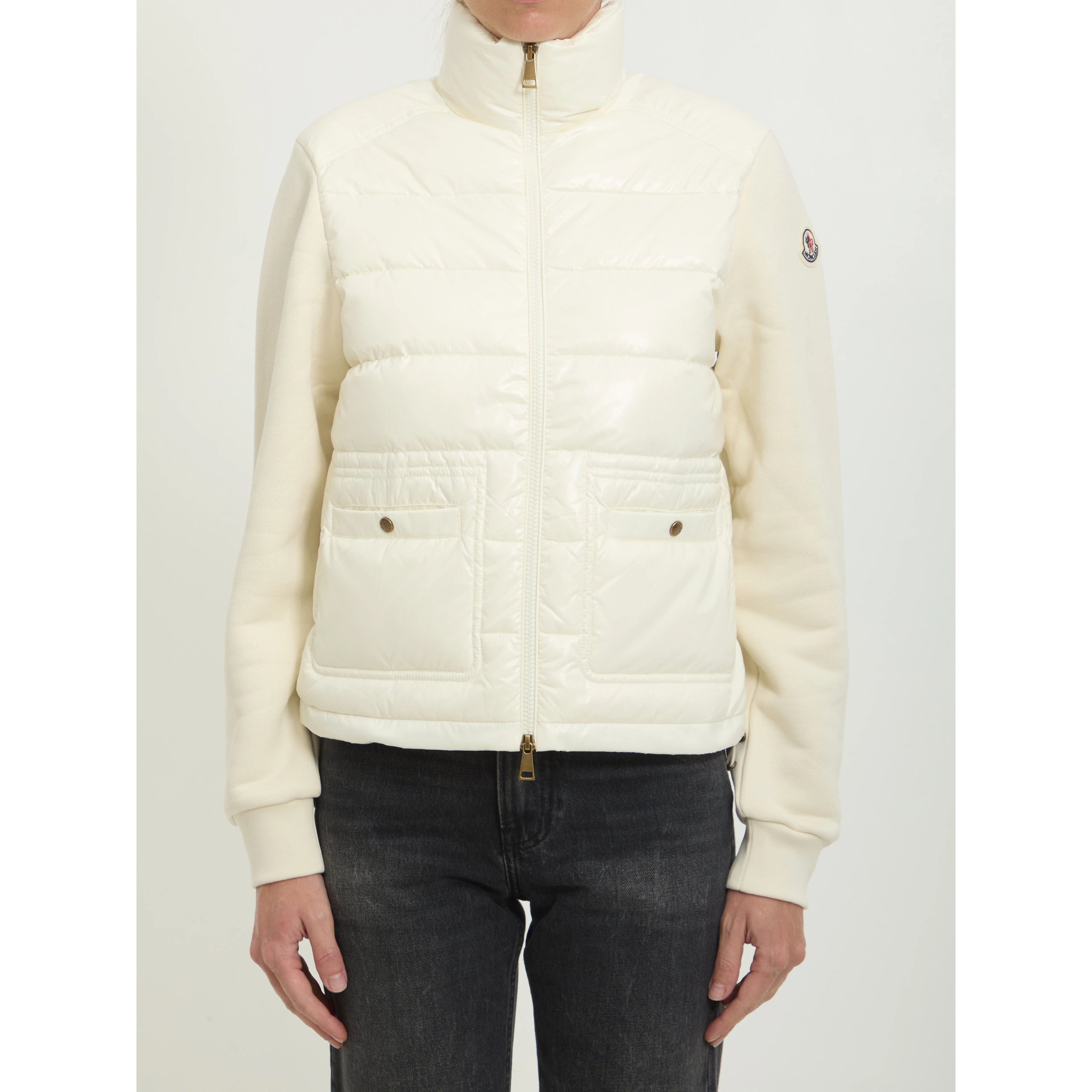 Cotton zip-up sweatshirt