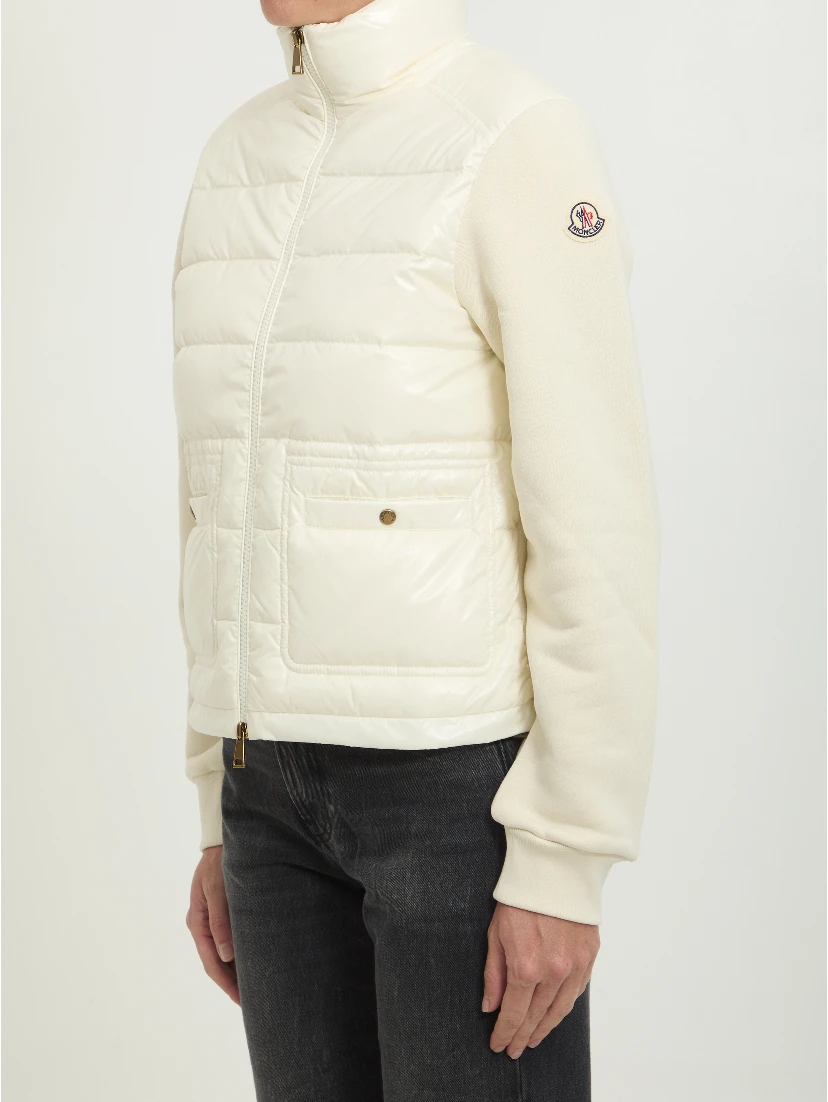 Cotton zip-up sweatshirt