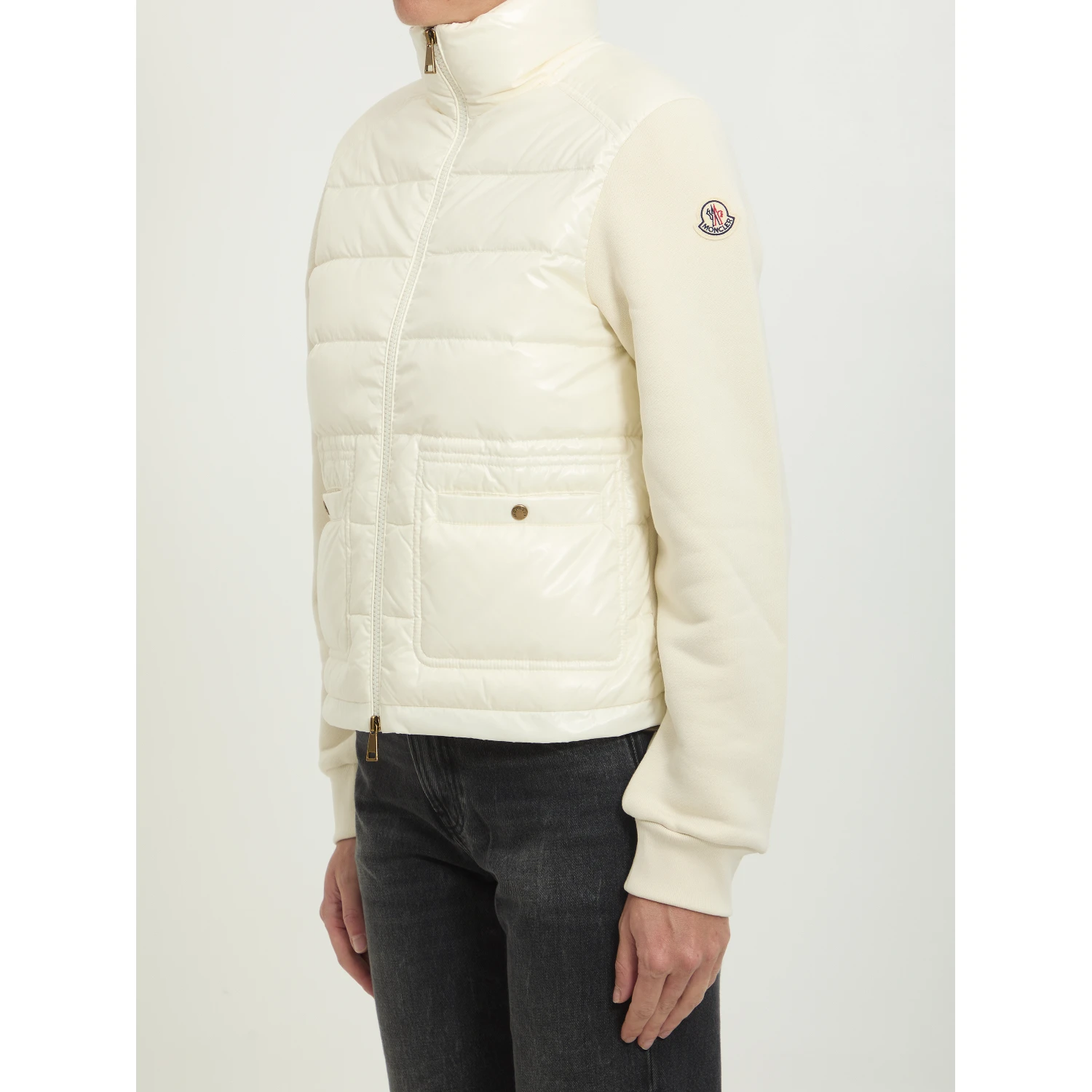 Cotton zip-up sweatshirt
