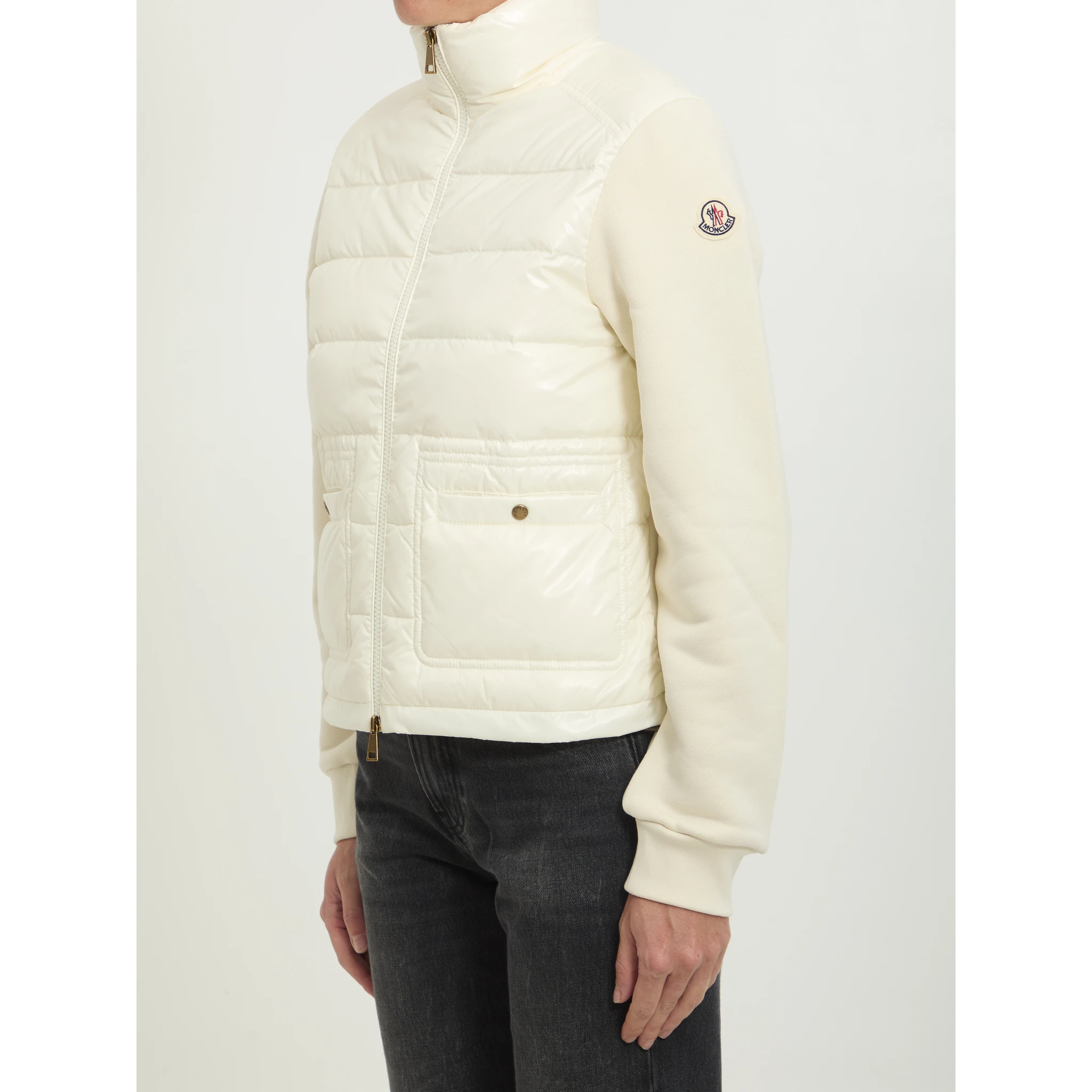 Cotton zip-up sweatshirt