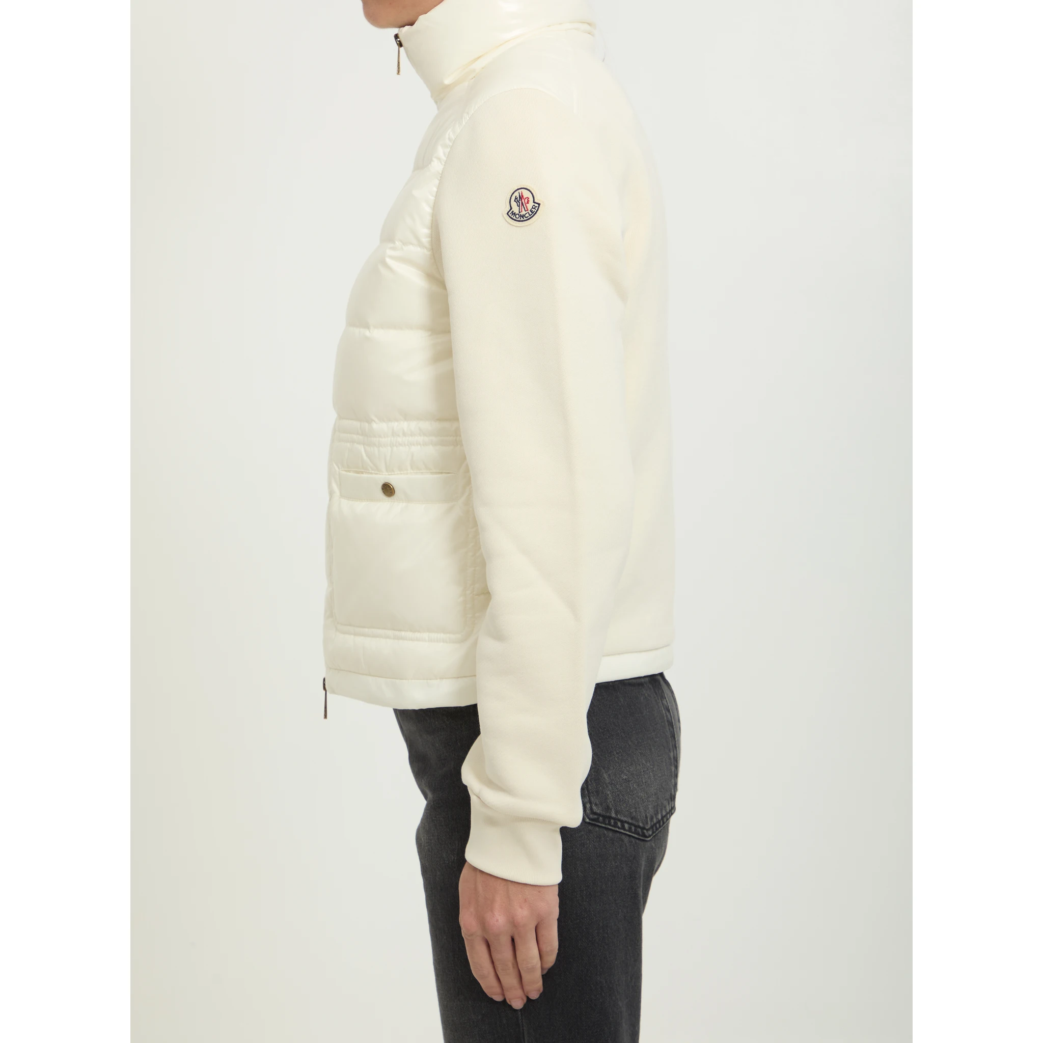 Cotton zip-up sweatshirt