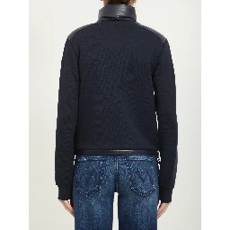 Cotton zip-up sweatshirt