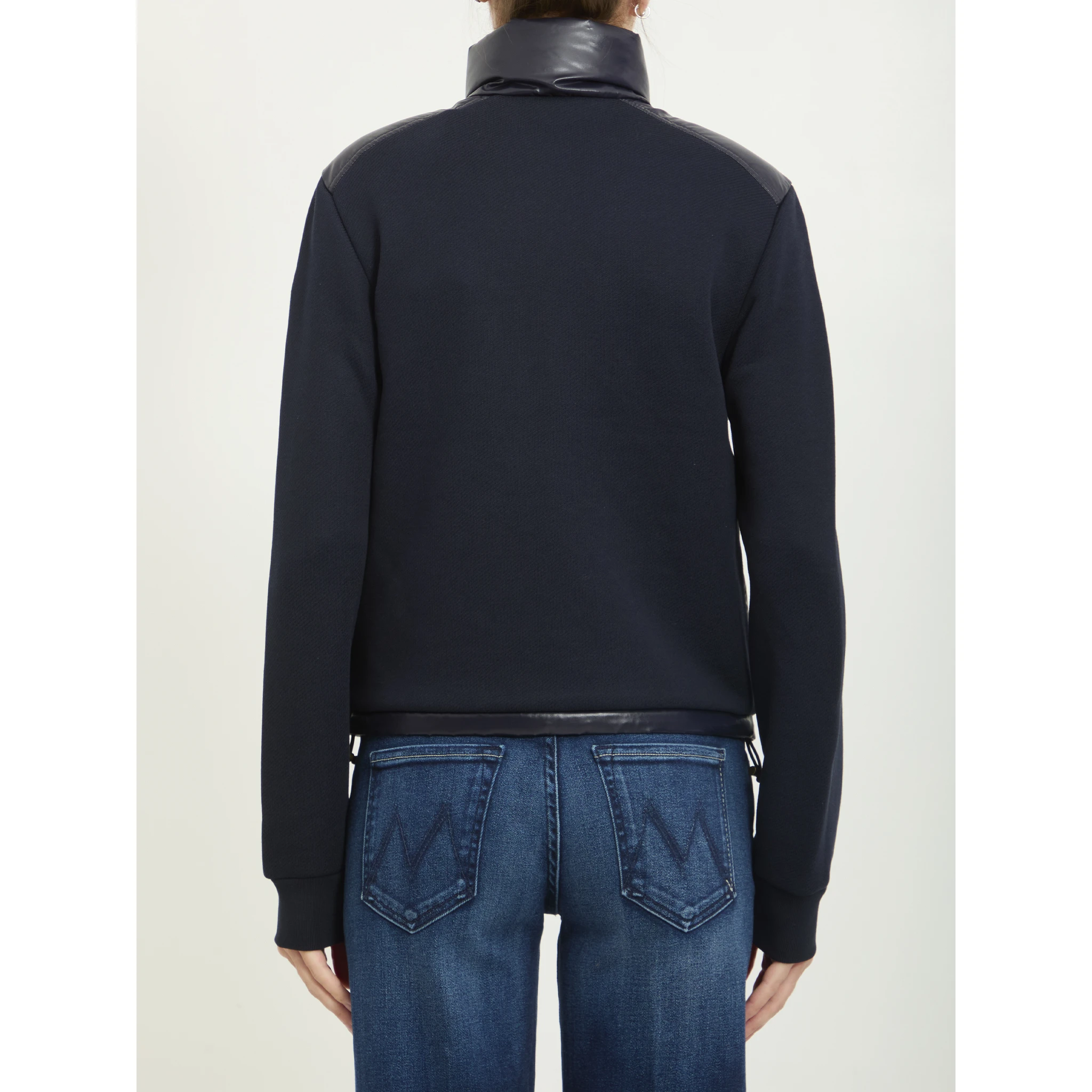 Cotton zip-up sweatshirt