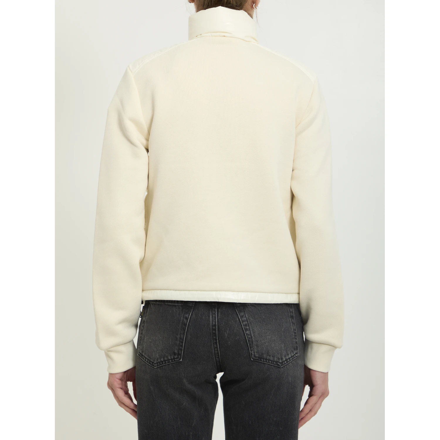 Cotton zip-up sweatshirt