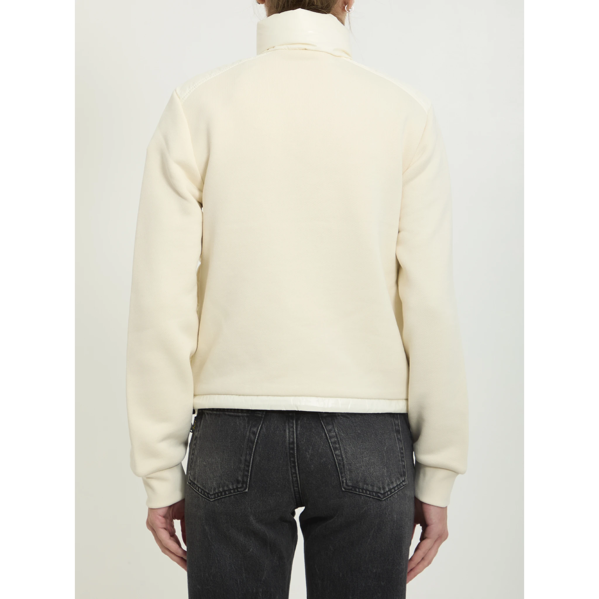 Cotton zip-up sweatshirt