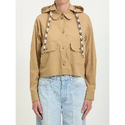 Cotton blend shirt
