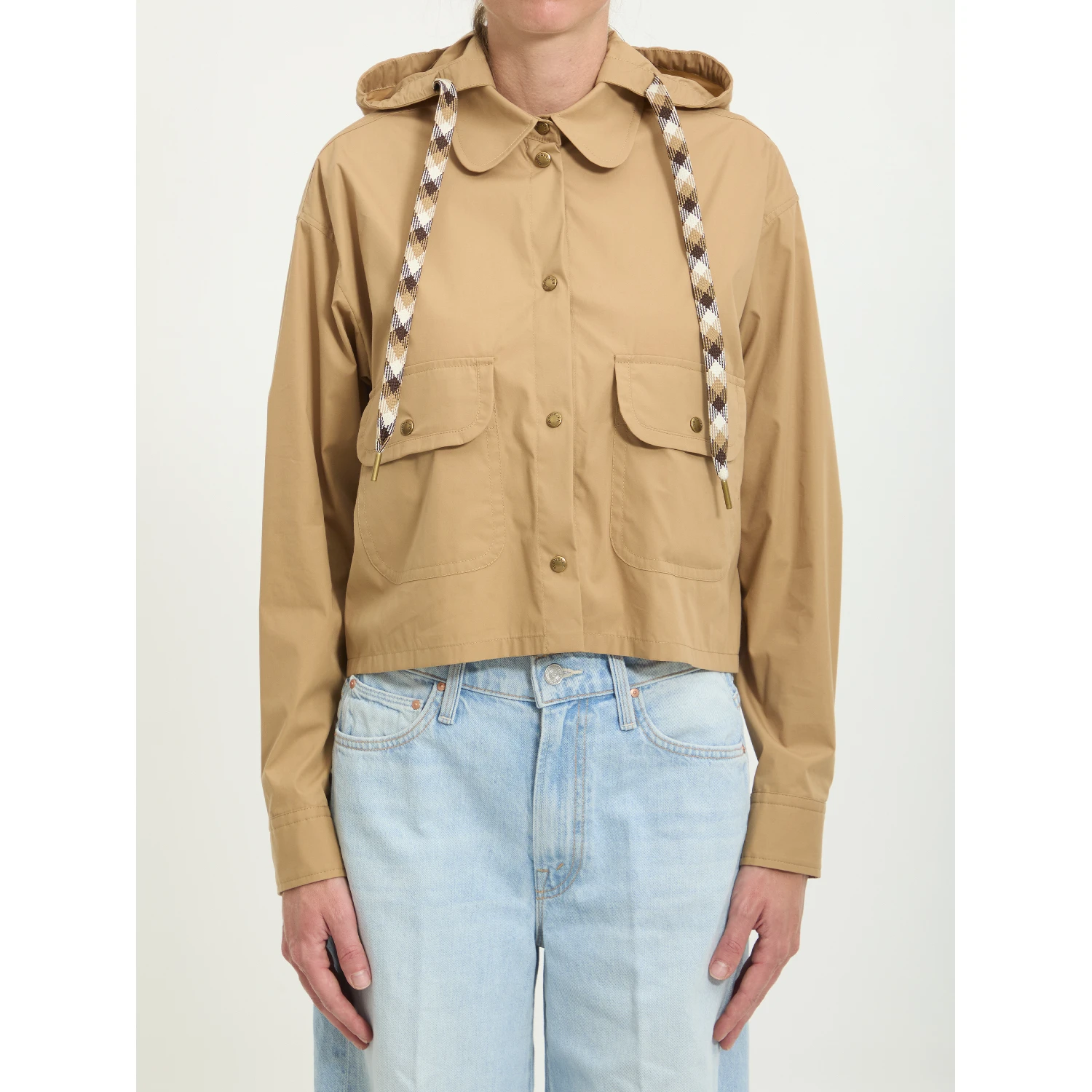 Cotton blend shirt