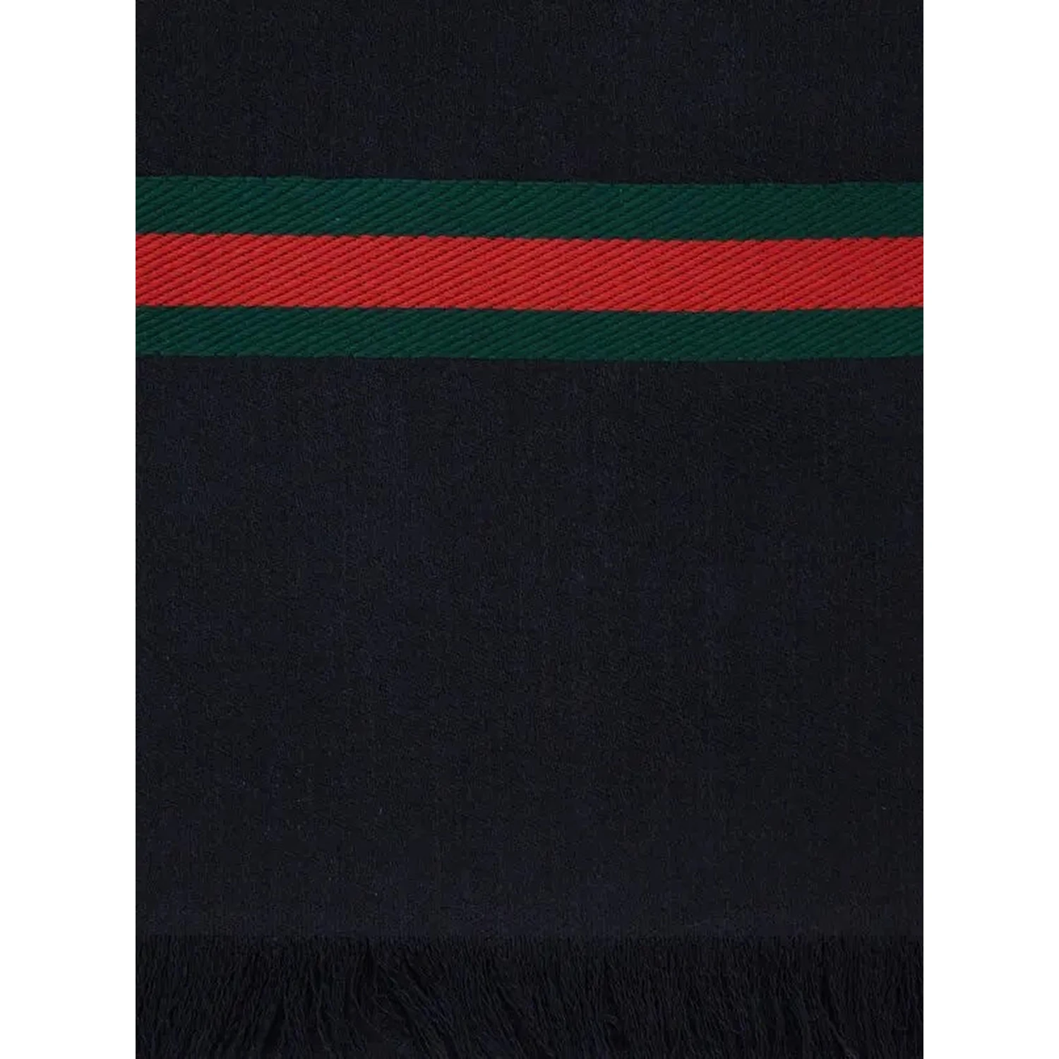 Wool and silk scarf with Web details
