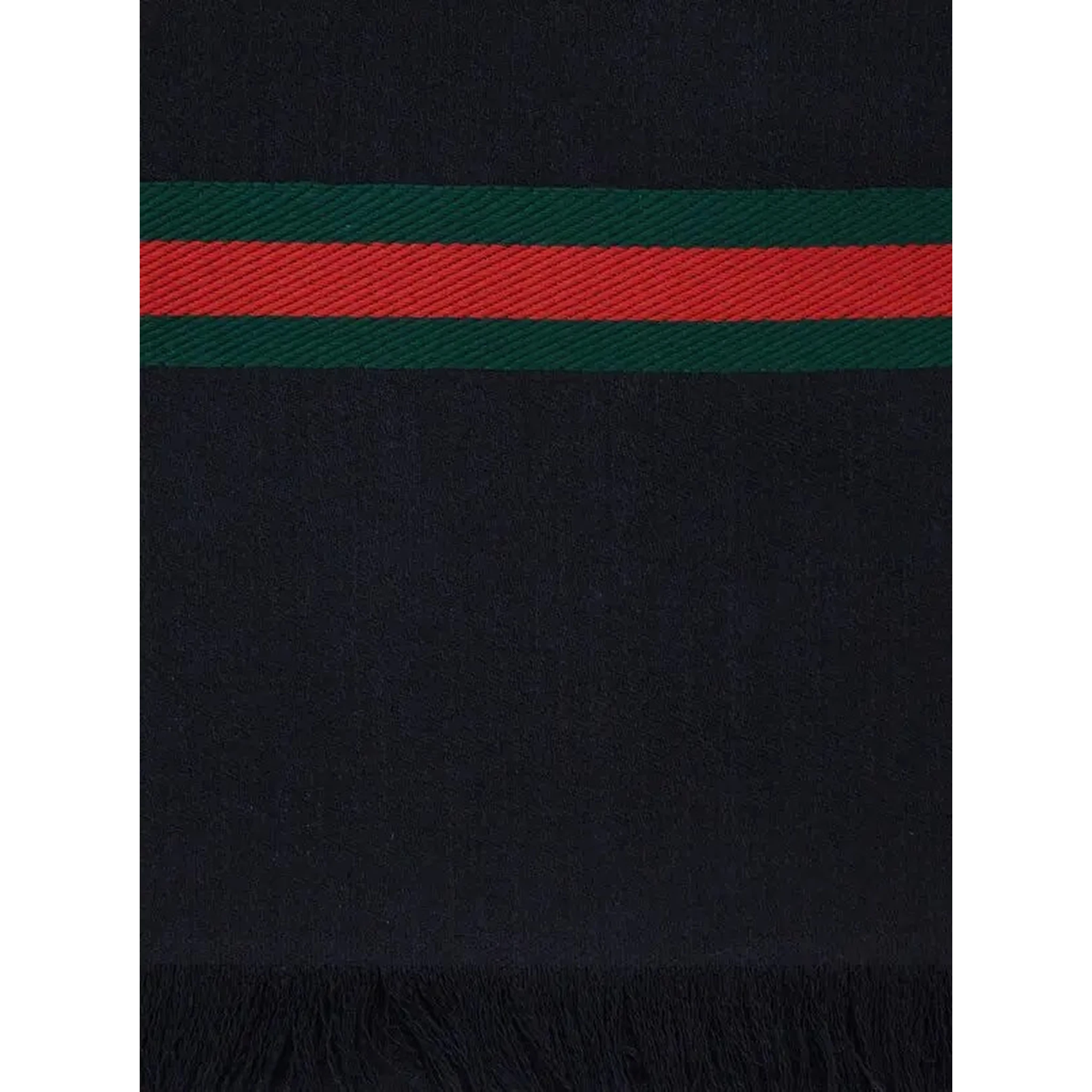 Wool and silk scarf with Web details