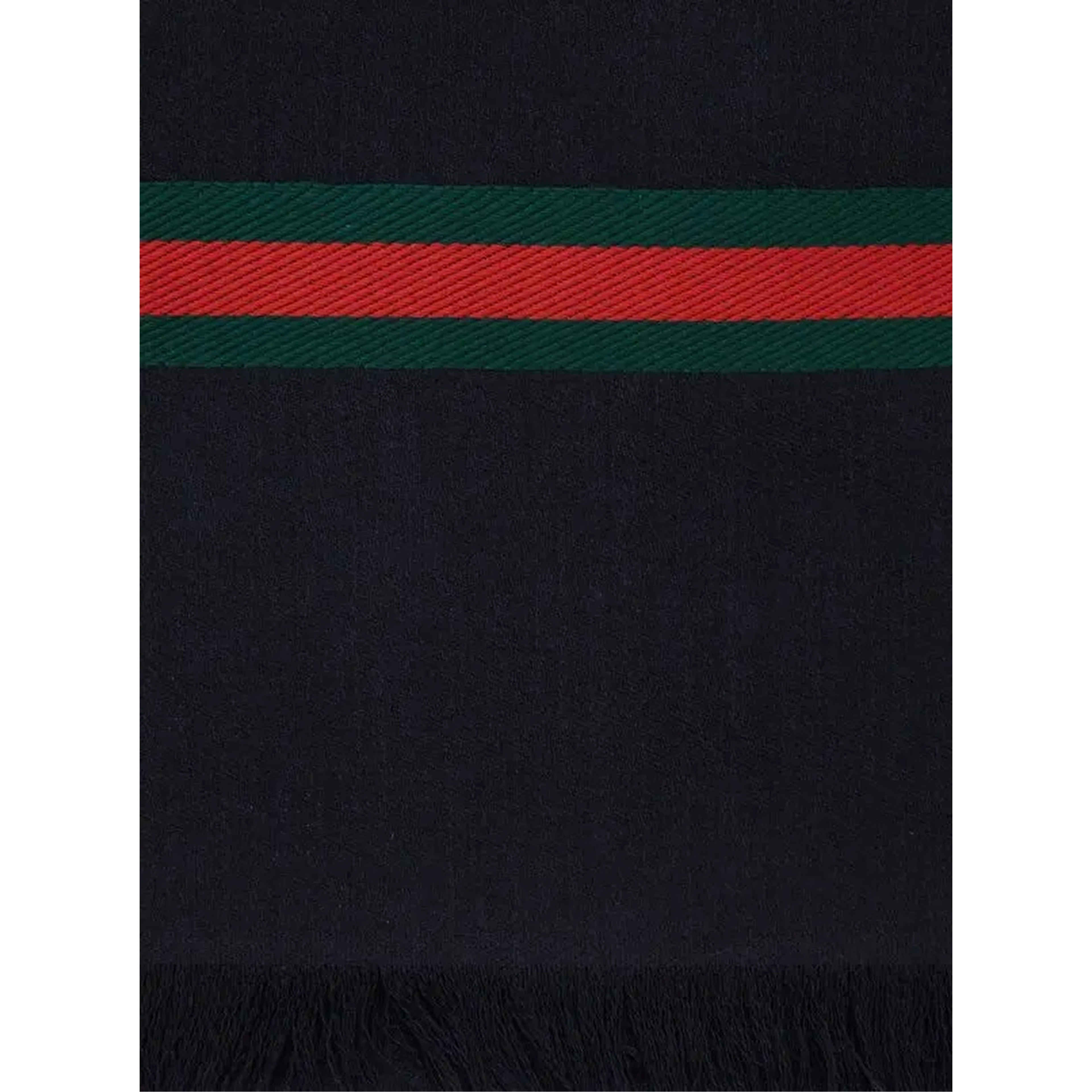 Wool and silk scarf with Web details