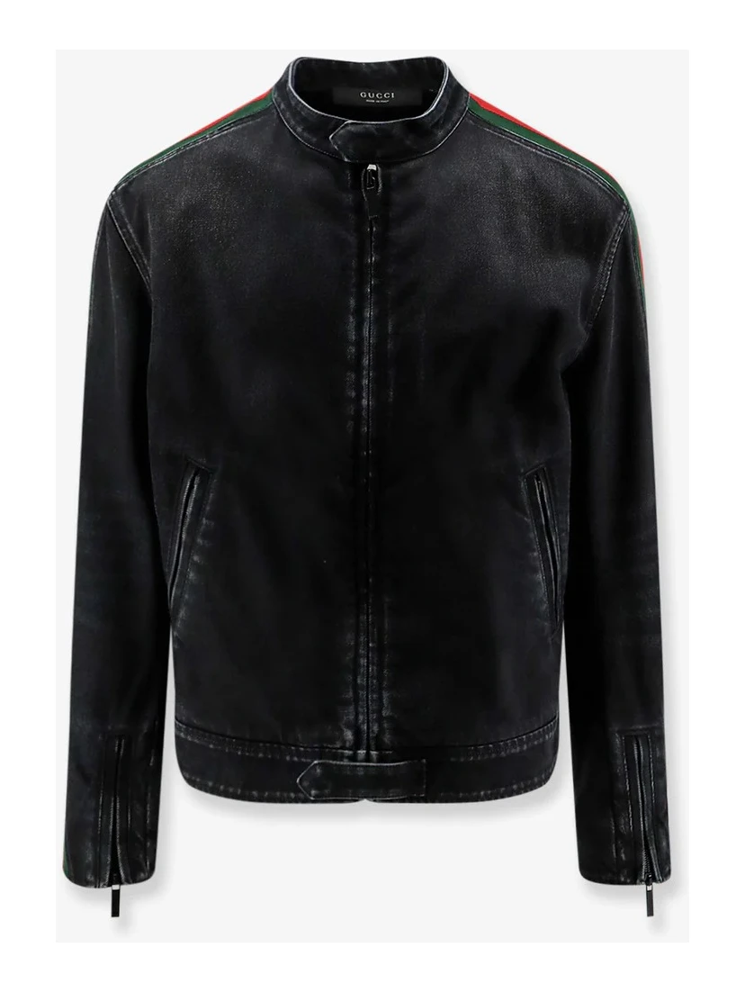 Denim jacket with Web detail