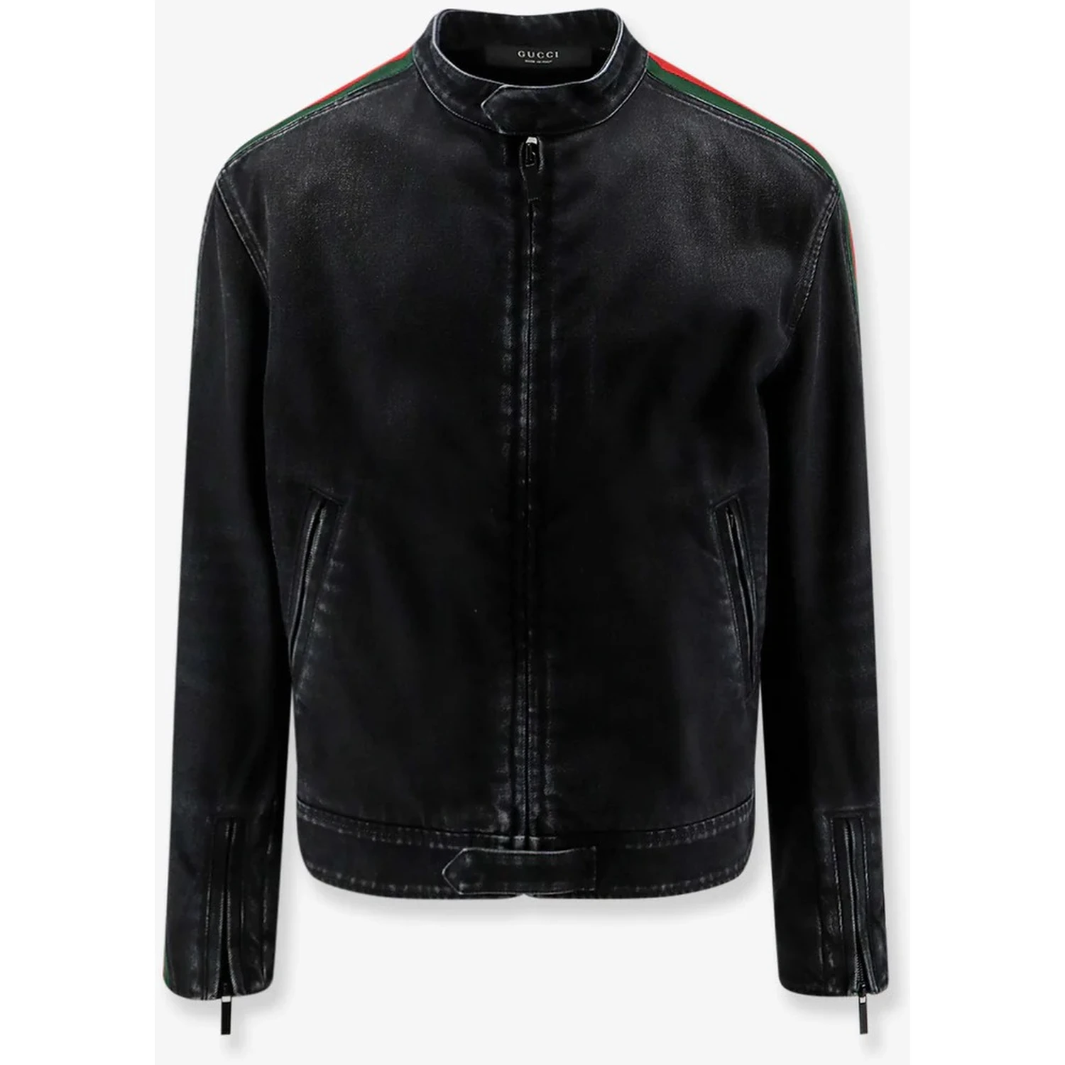 Denim jacket with Web detail