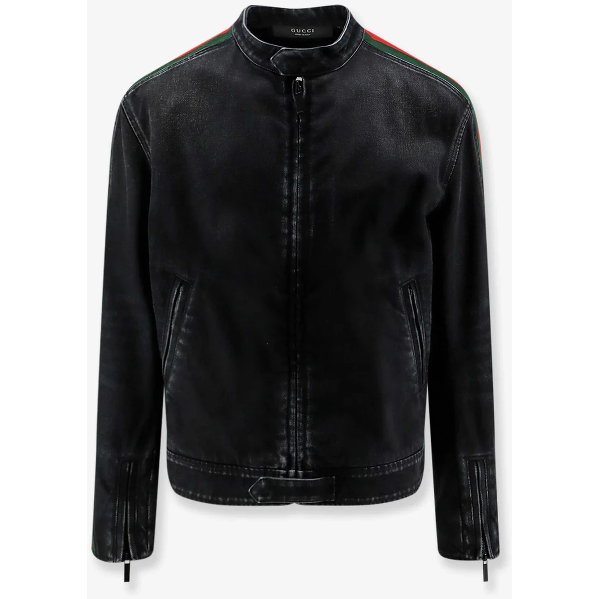 Denim jacket with Web detail
