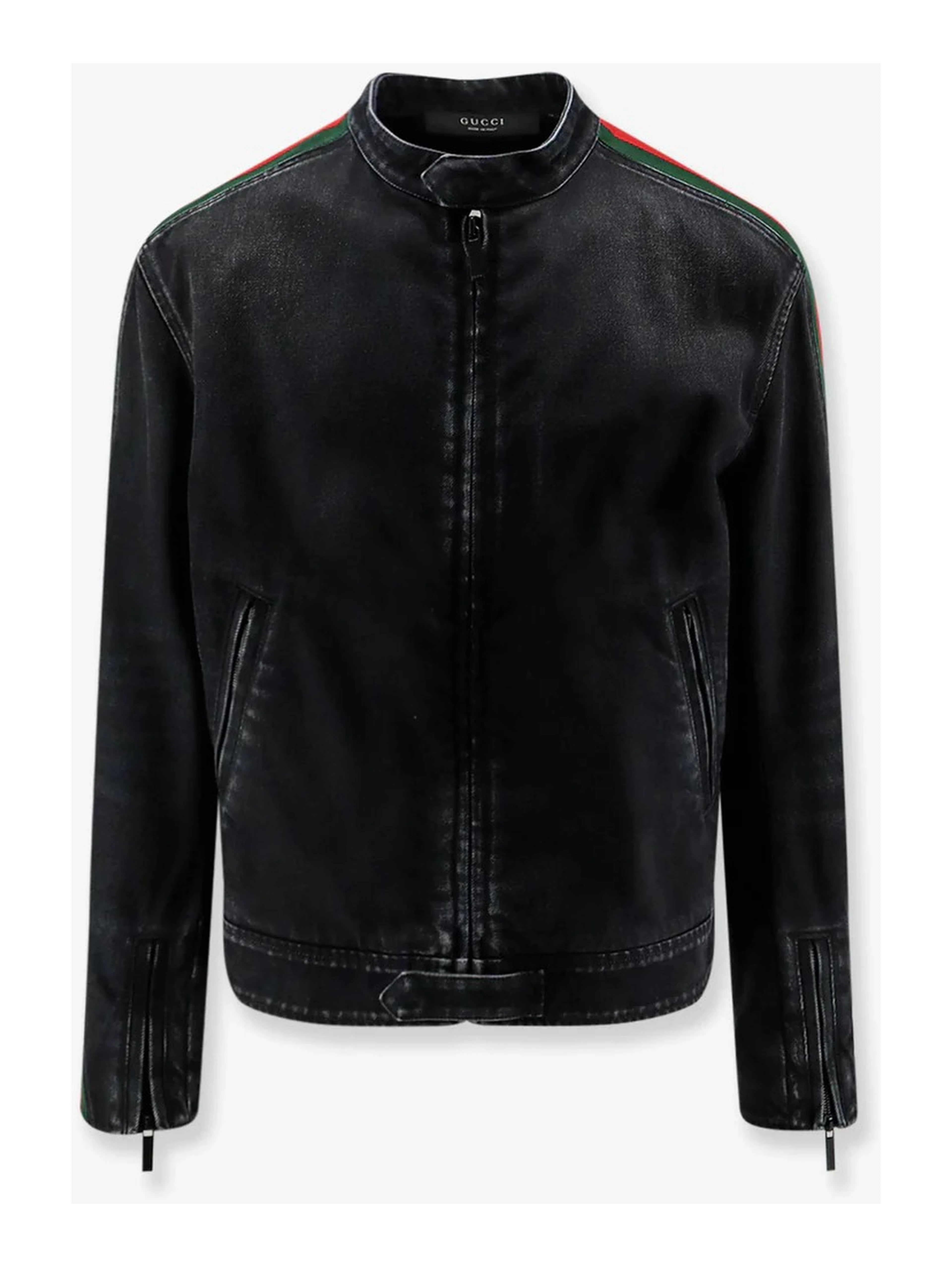Denim jacket with Web detail