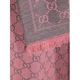 GG jaquard scarf in wool