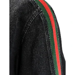 Denim jacket with Web detail