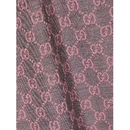 GG jaquard scarf in wool