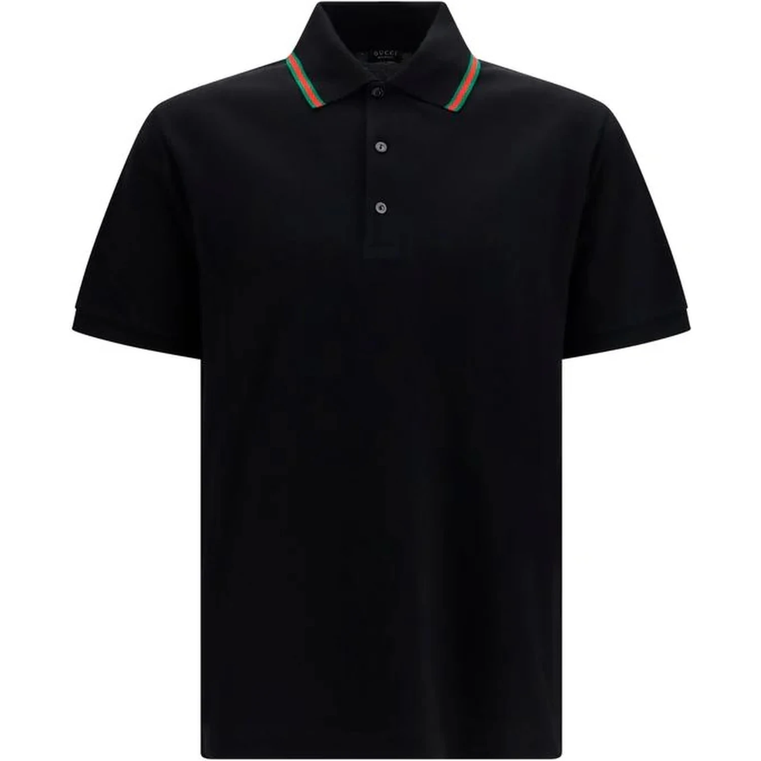 Cotton polo shirt with Web detail