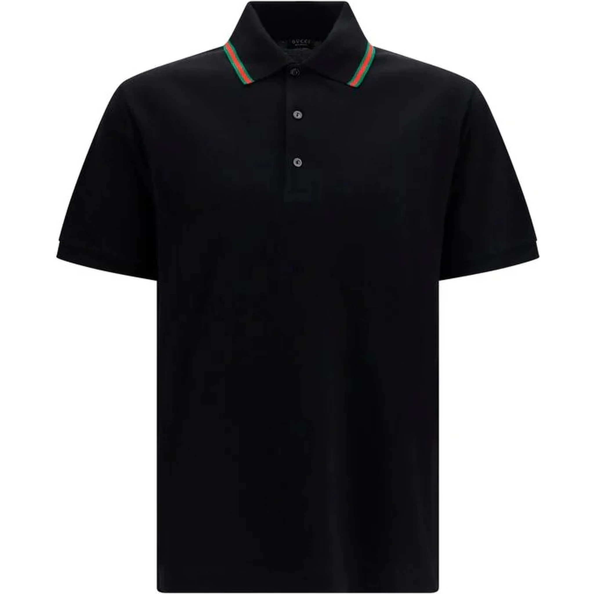 Cotton polo shirt with Web detail