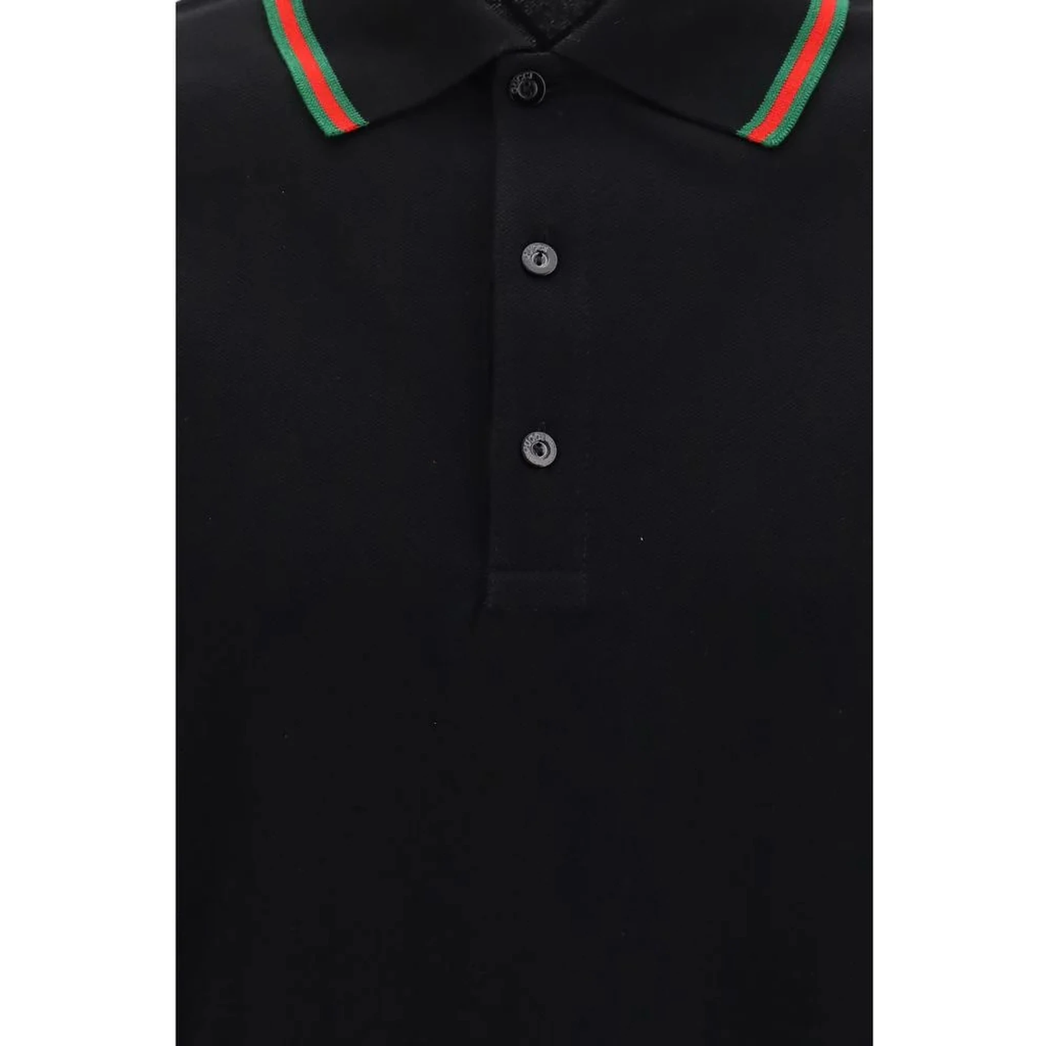 Cotton polo shirt with Web detail