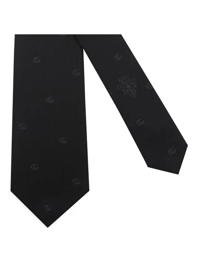 GG silk tie