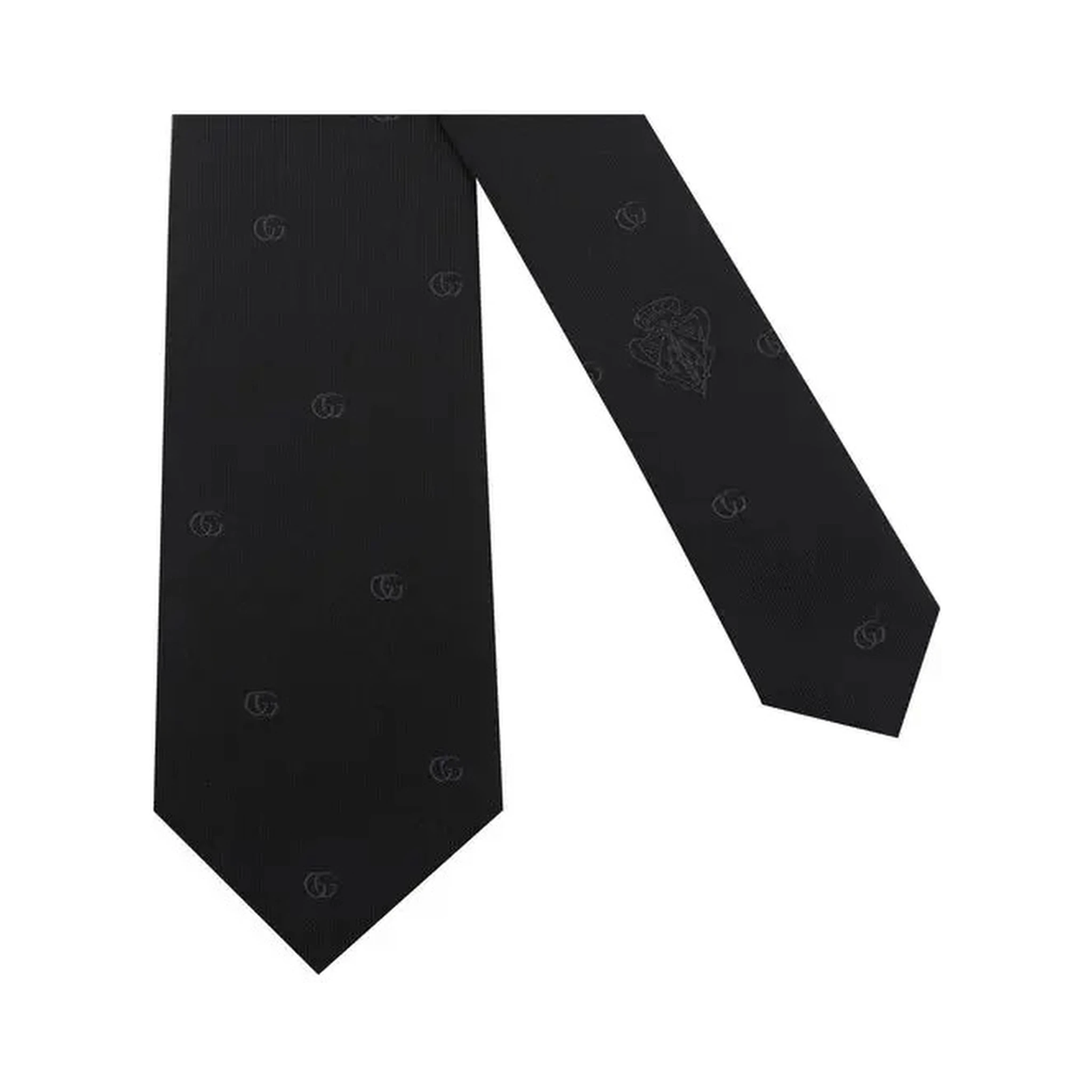 GG silk tie