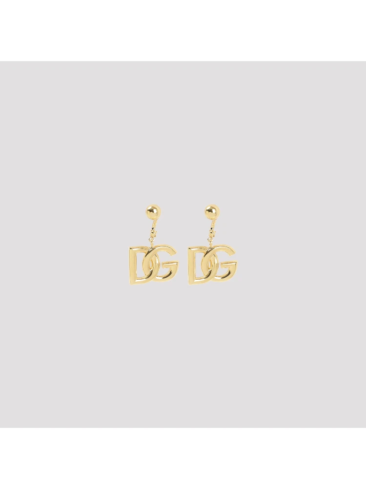 Dolce & Gabbana Golden-tone DG Earrings