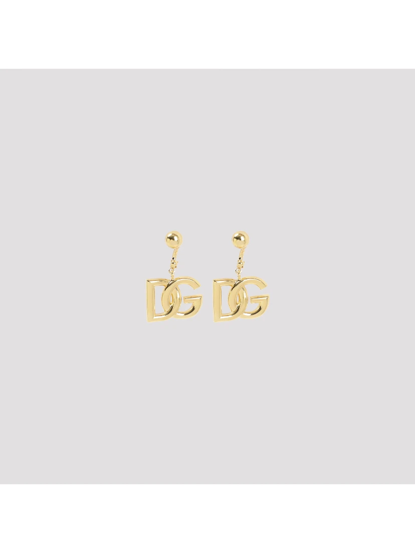 Dolce & Gabbana Golden-tone DG Earrings