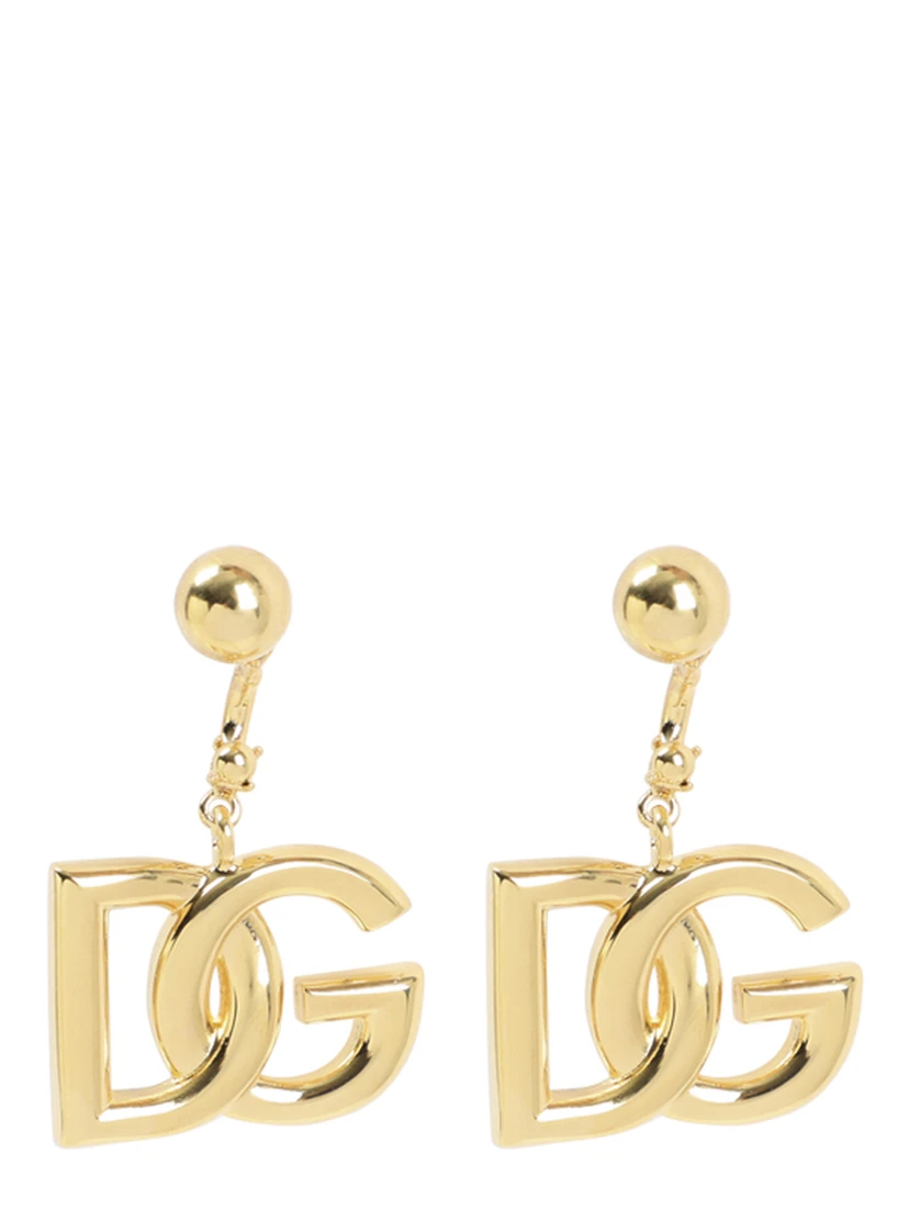 Dolce & Gabbana Golden-tone DG Earrings