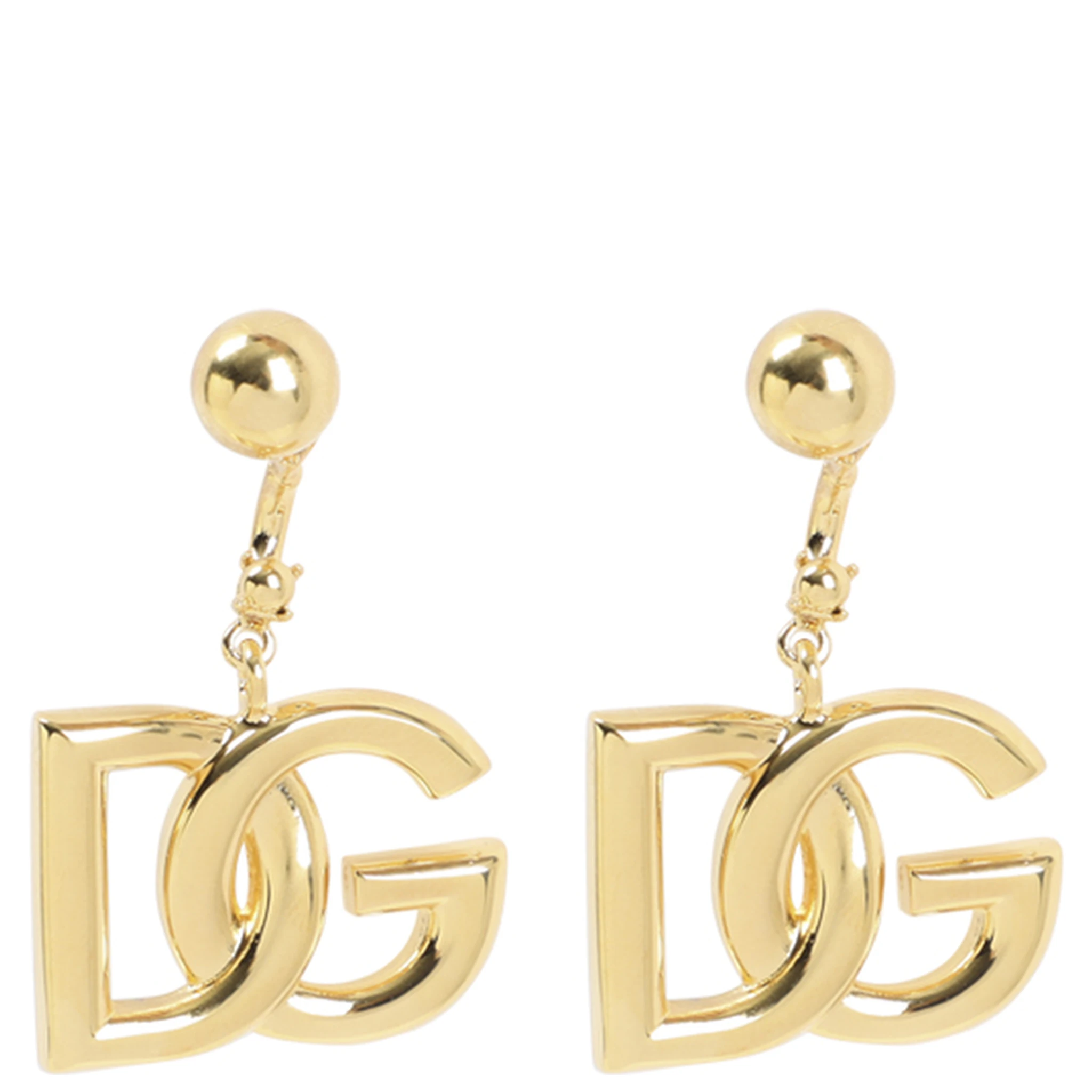 Dolce & Gabbana Golden-tone DG Earrings