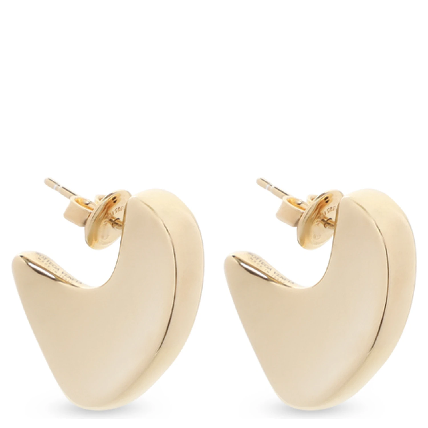 Bottega Veneta Disc Earrings