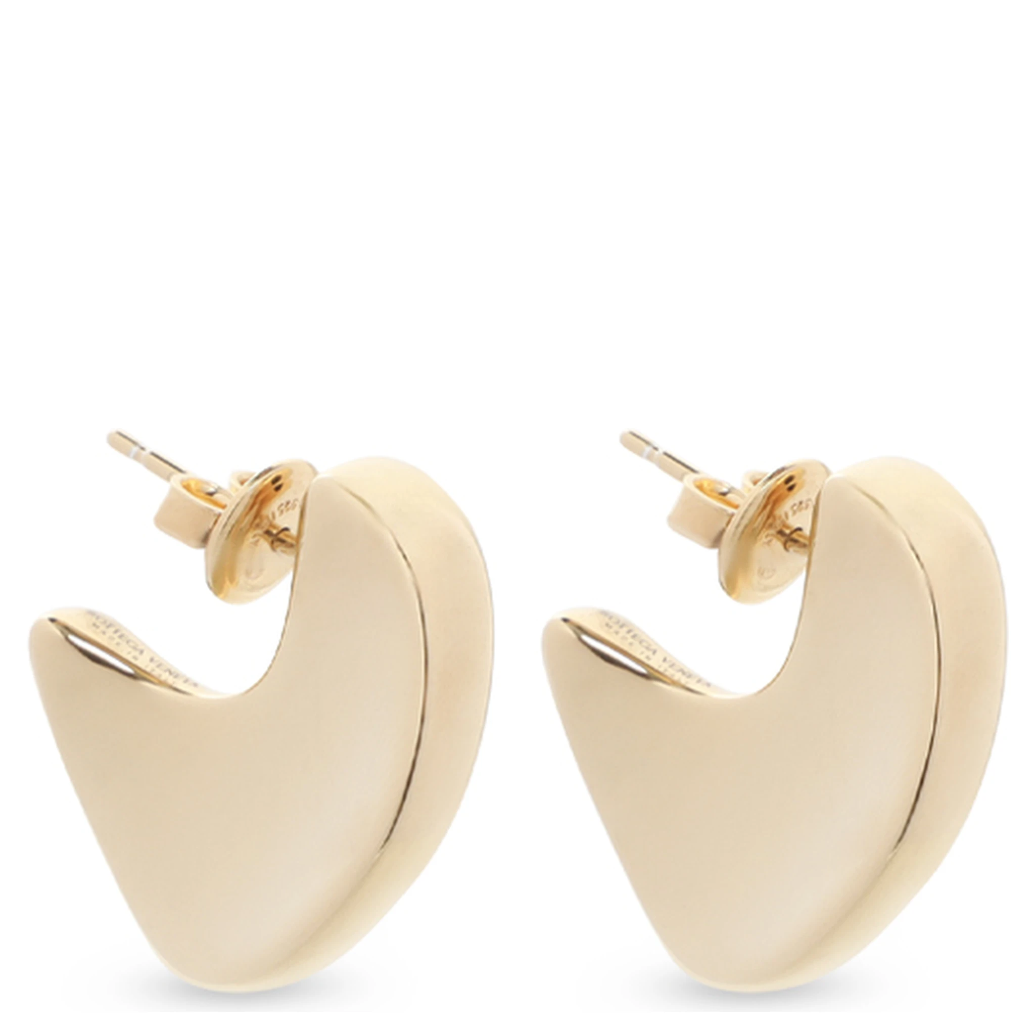 Bottega Veneta Disc Earrings