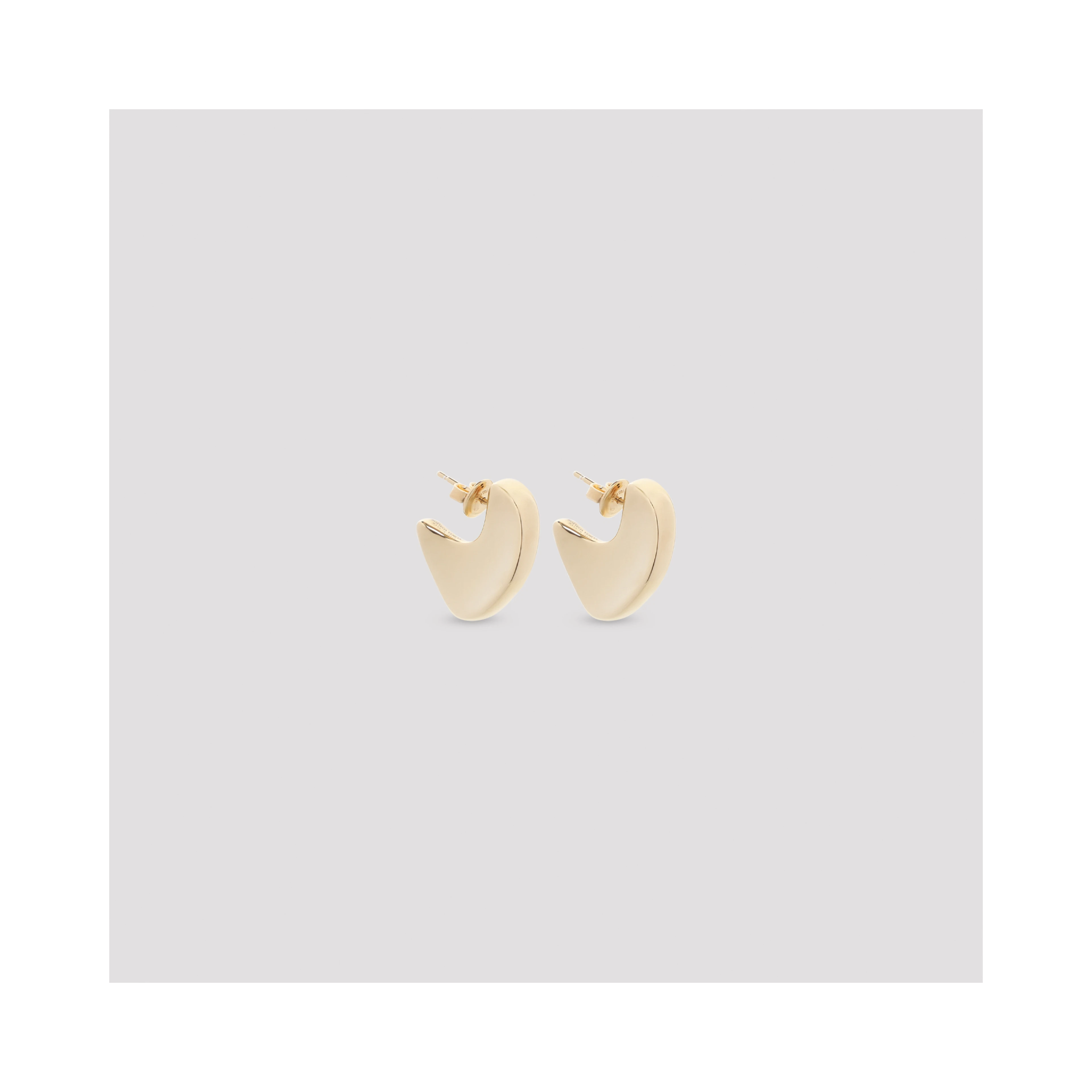 Bottega Veneta Disc Earrings
