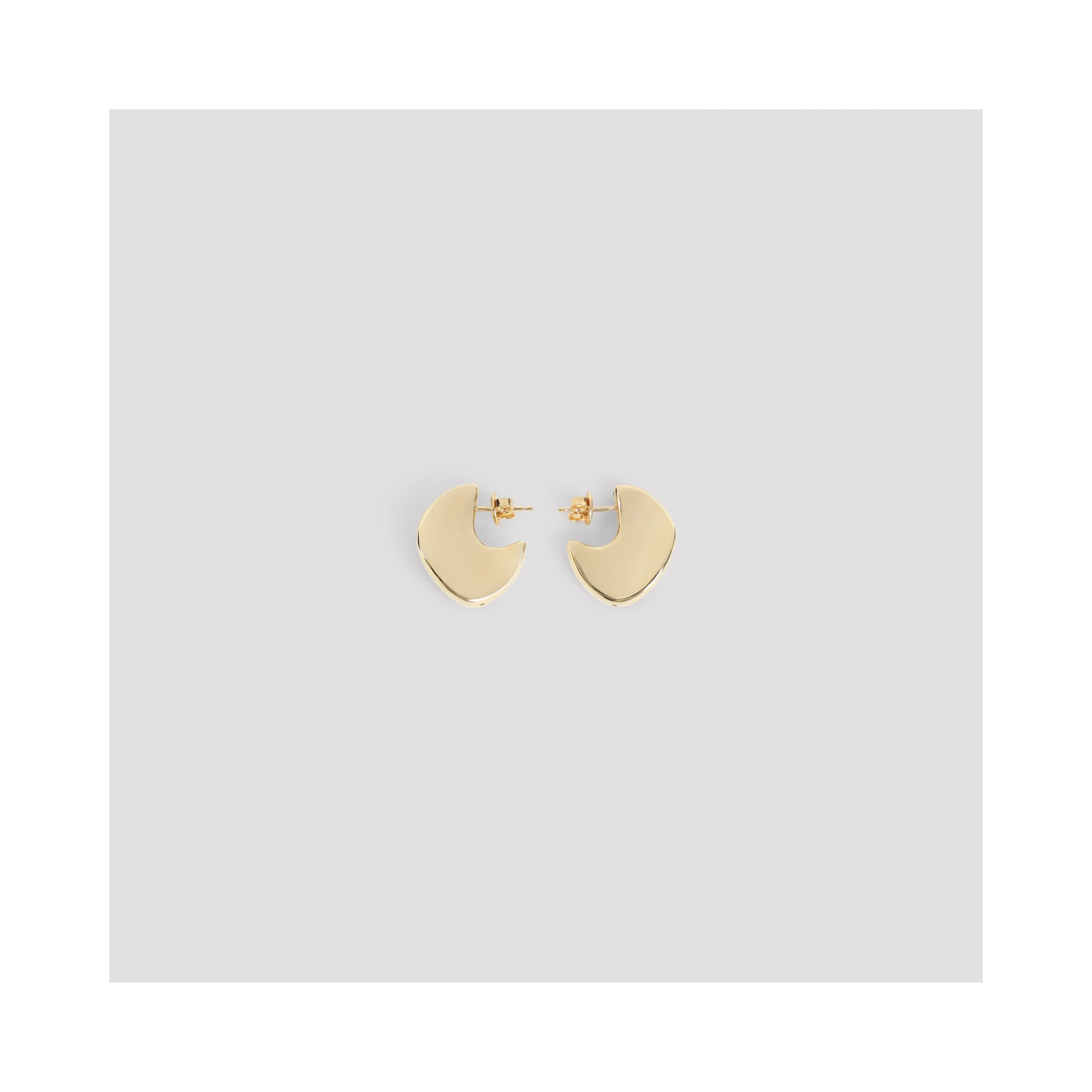 Bottega Veneta Disc Earrings