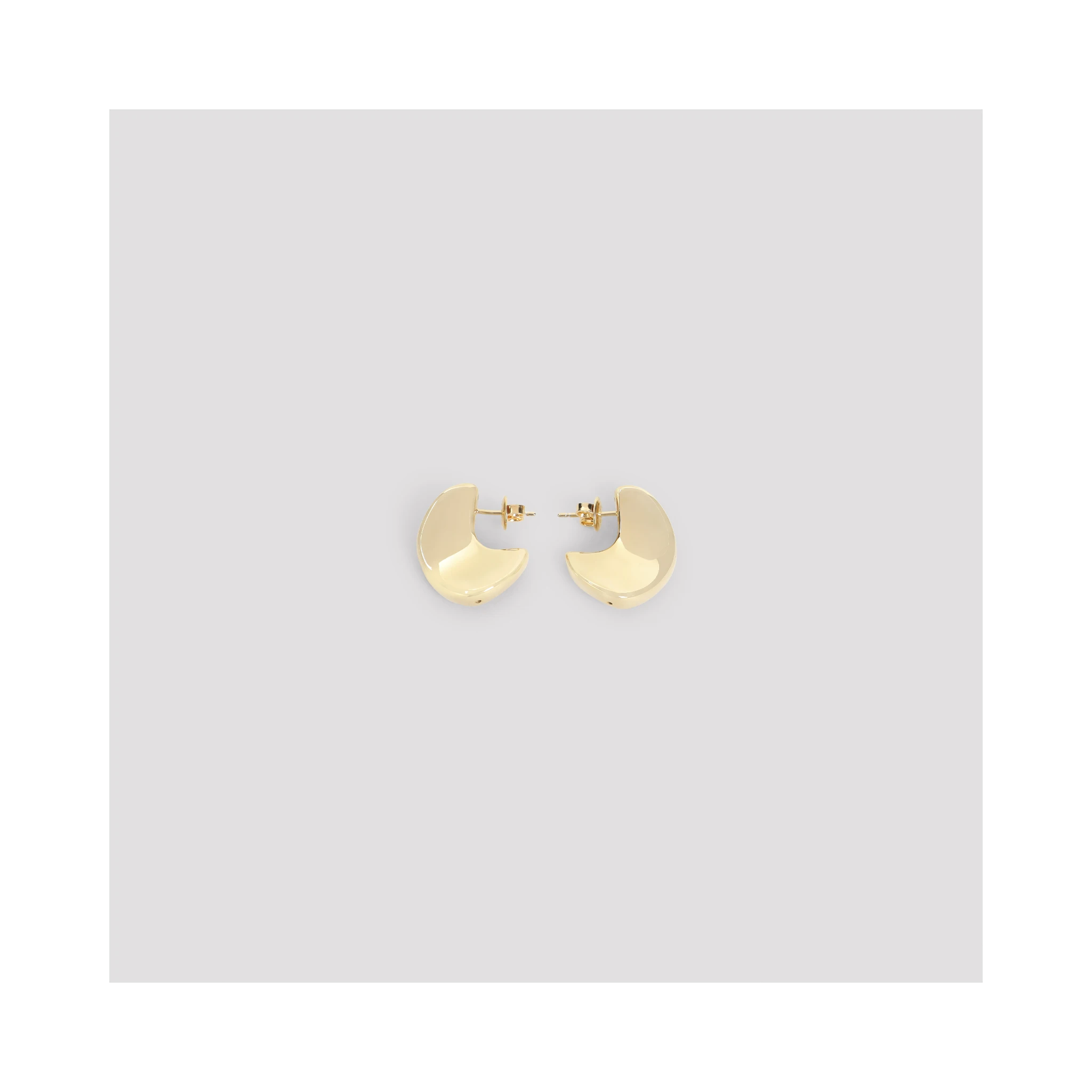 Bottega Veneta Disc Earrings