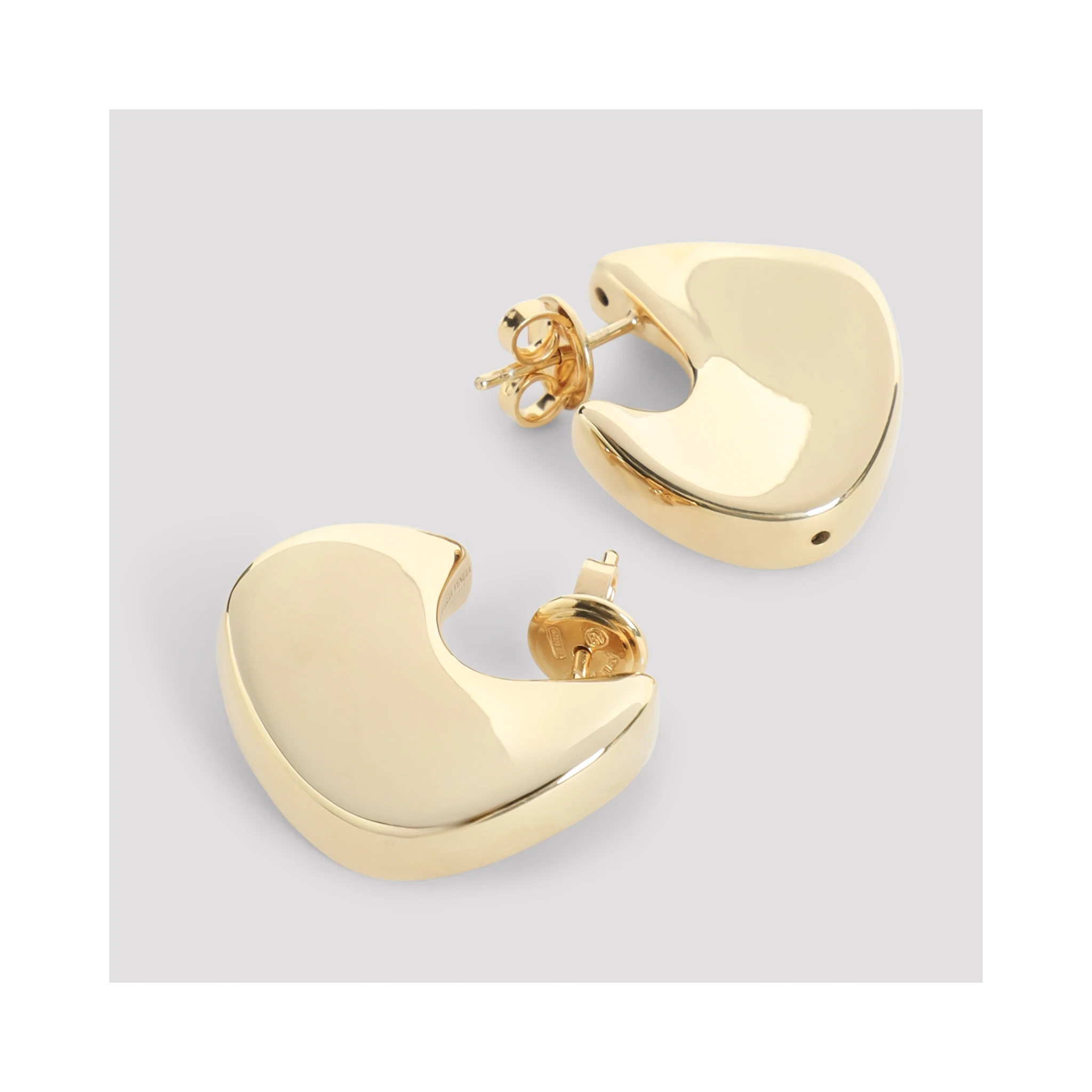Bottega Veneta Disc Earrings