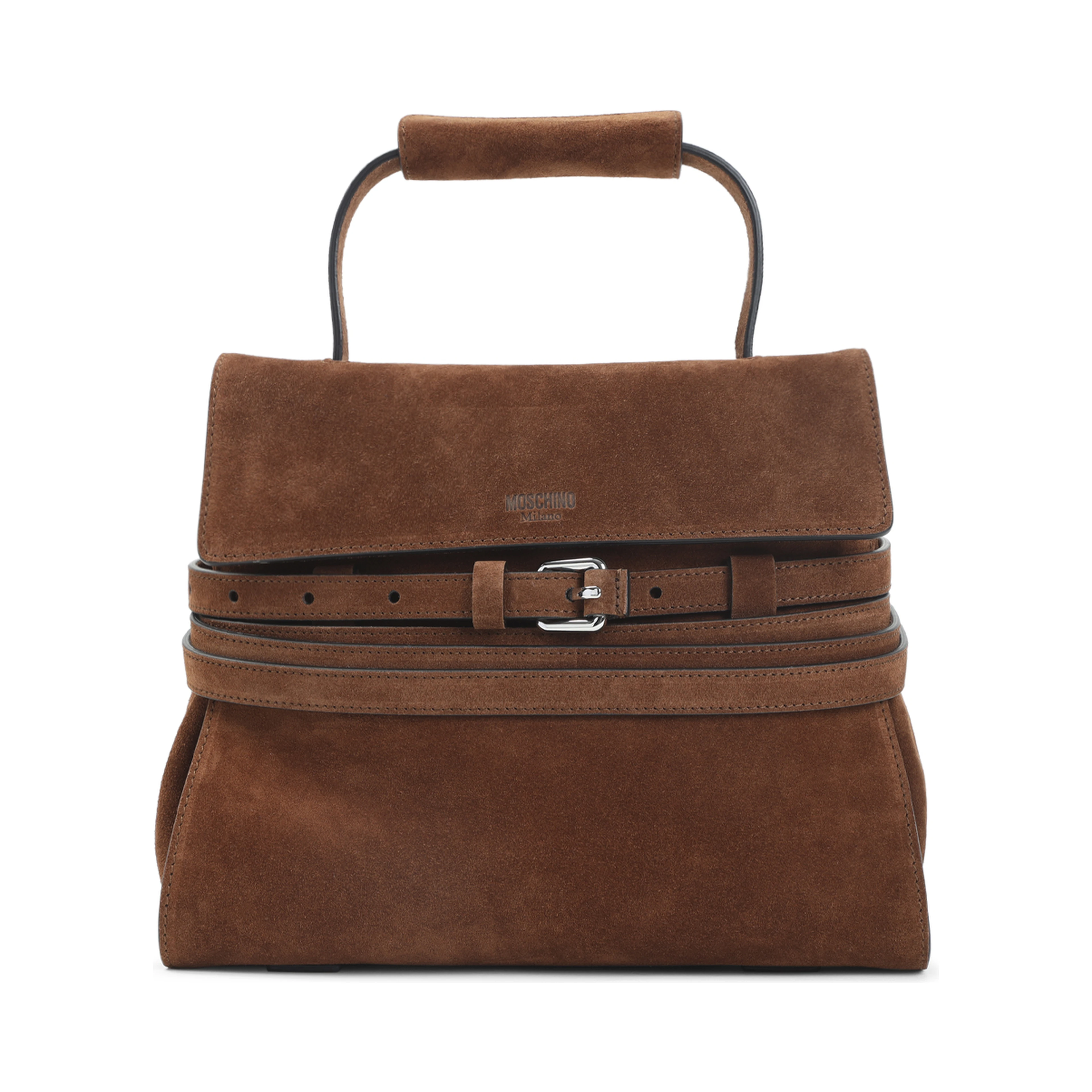 Moschino Belted Top-Handle Bag