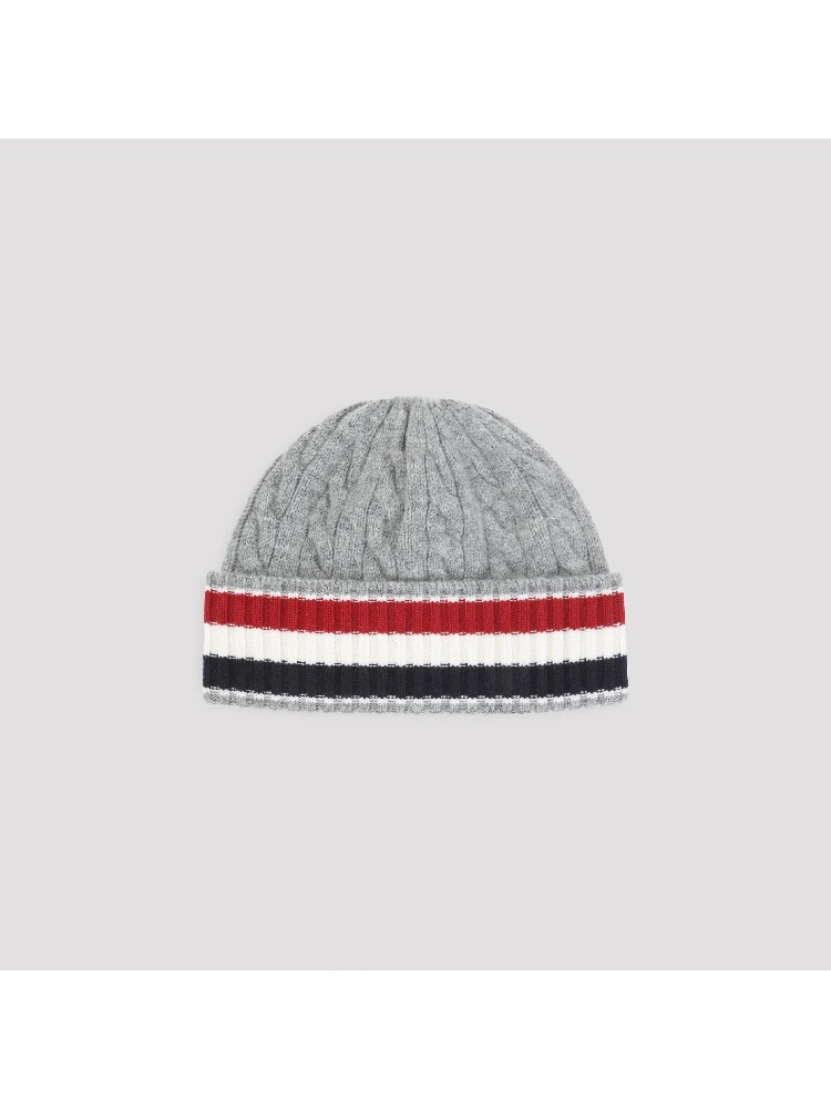 Thom Browne Cable-Knit Beanie