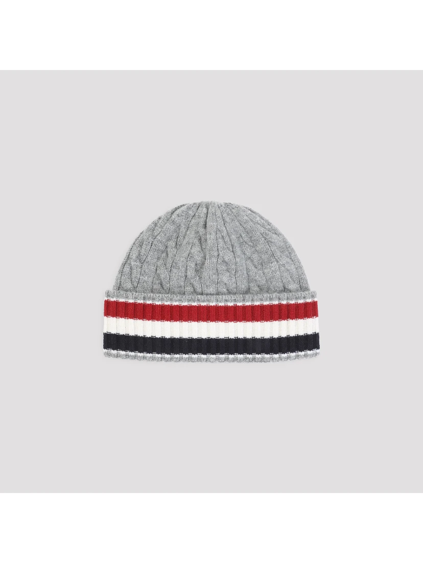 Thom Browne Cable-Knit Beanie