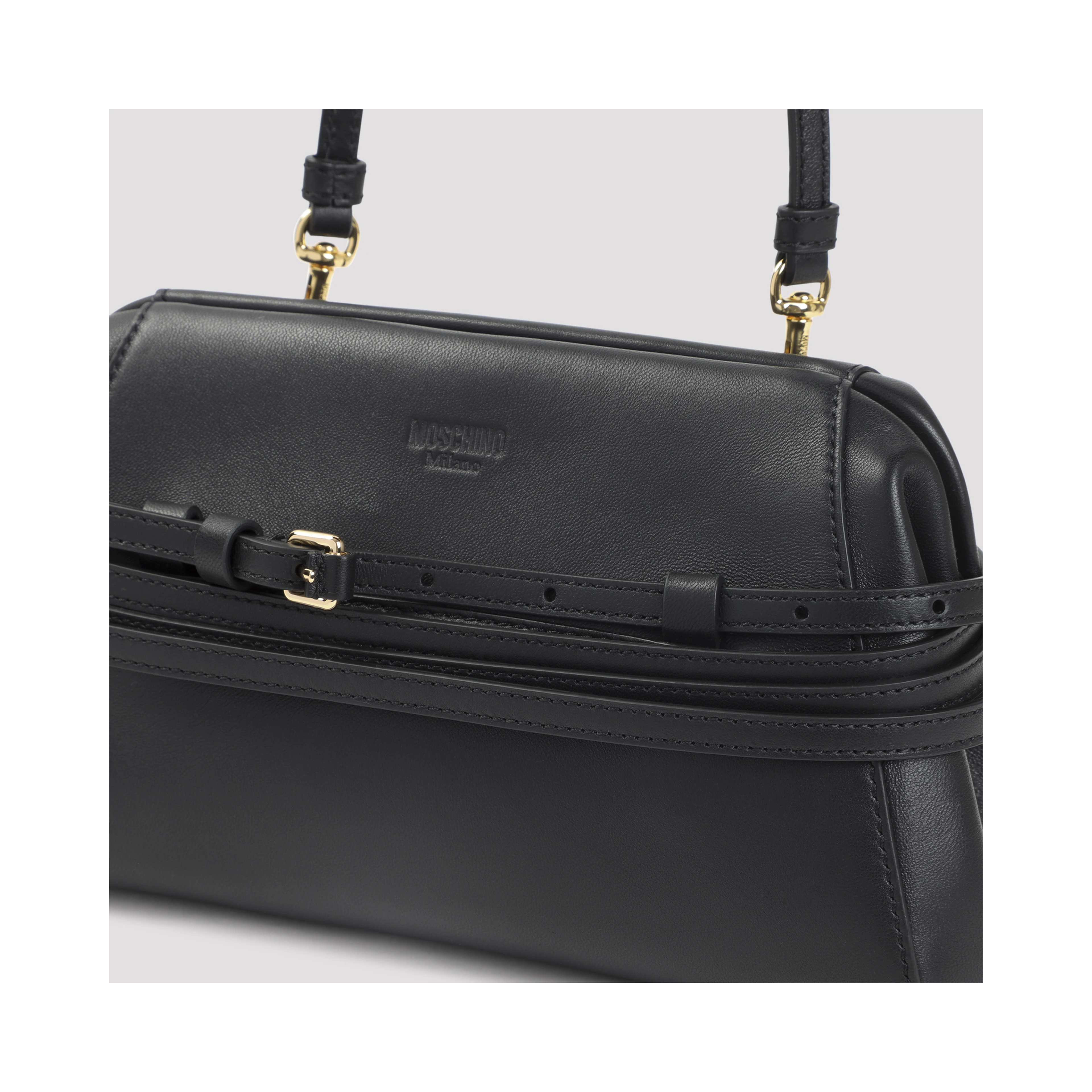 Moschino Belted Shoulder Bag
