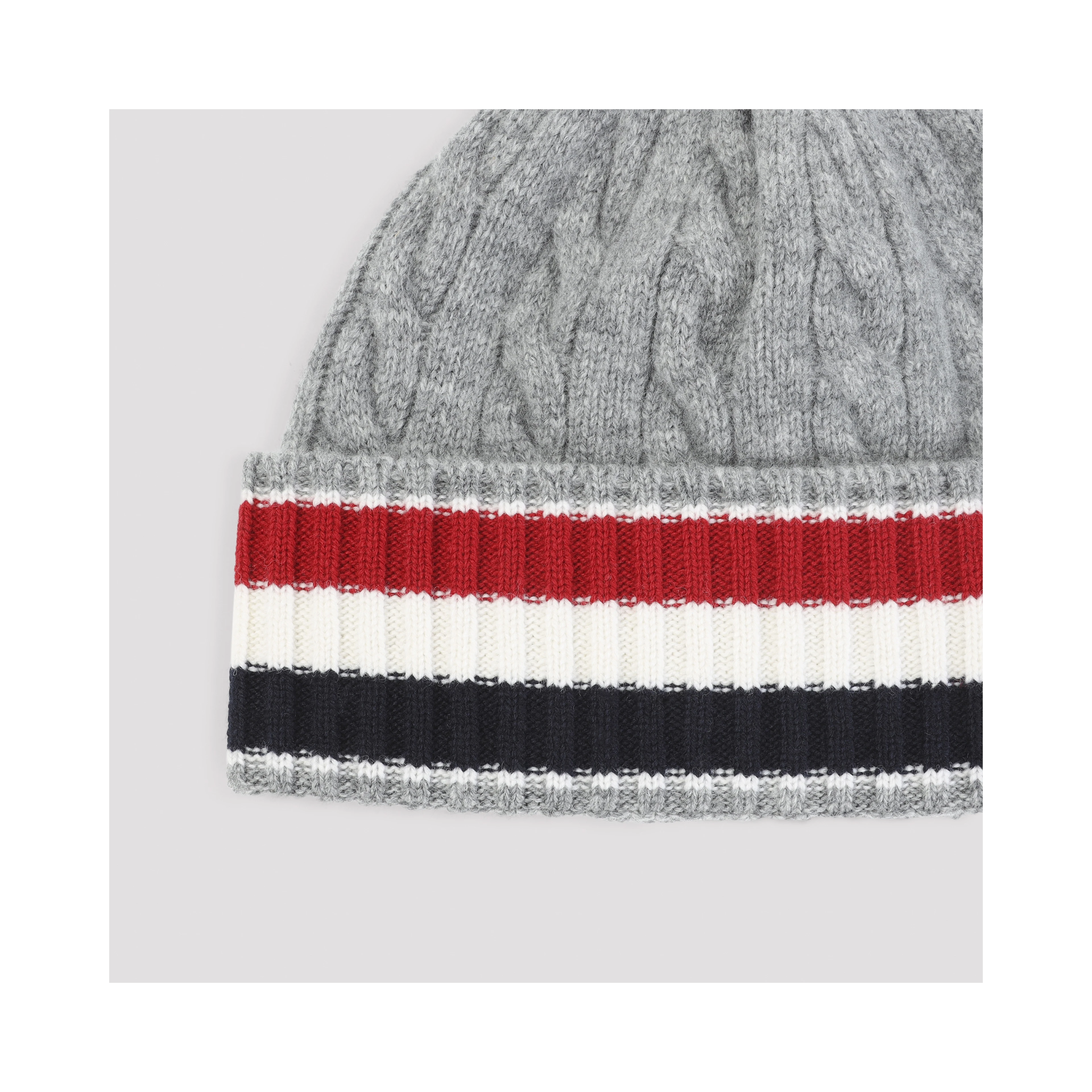 Thom Browne Cable-Knit Beanie