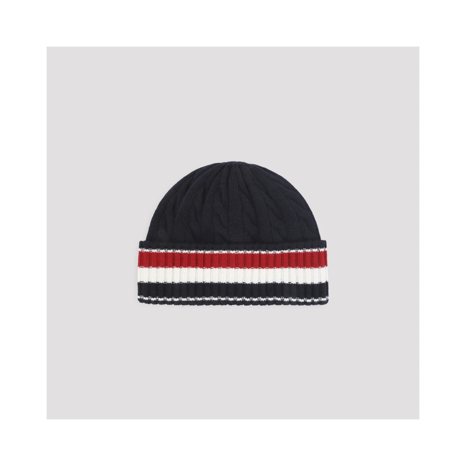 Thom Browne Cable-Knit Beanie