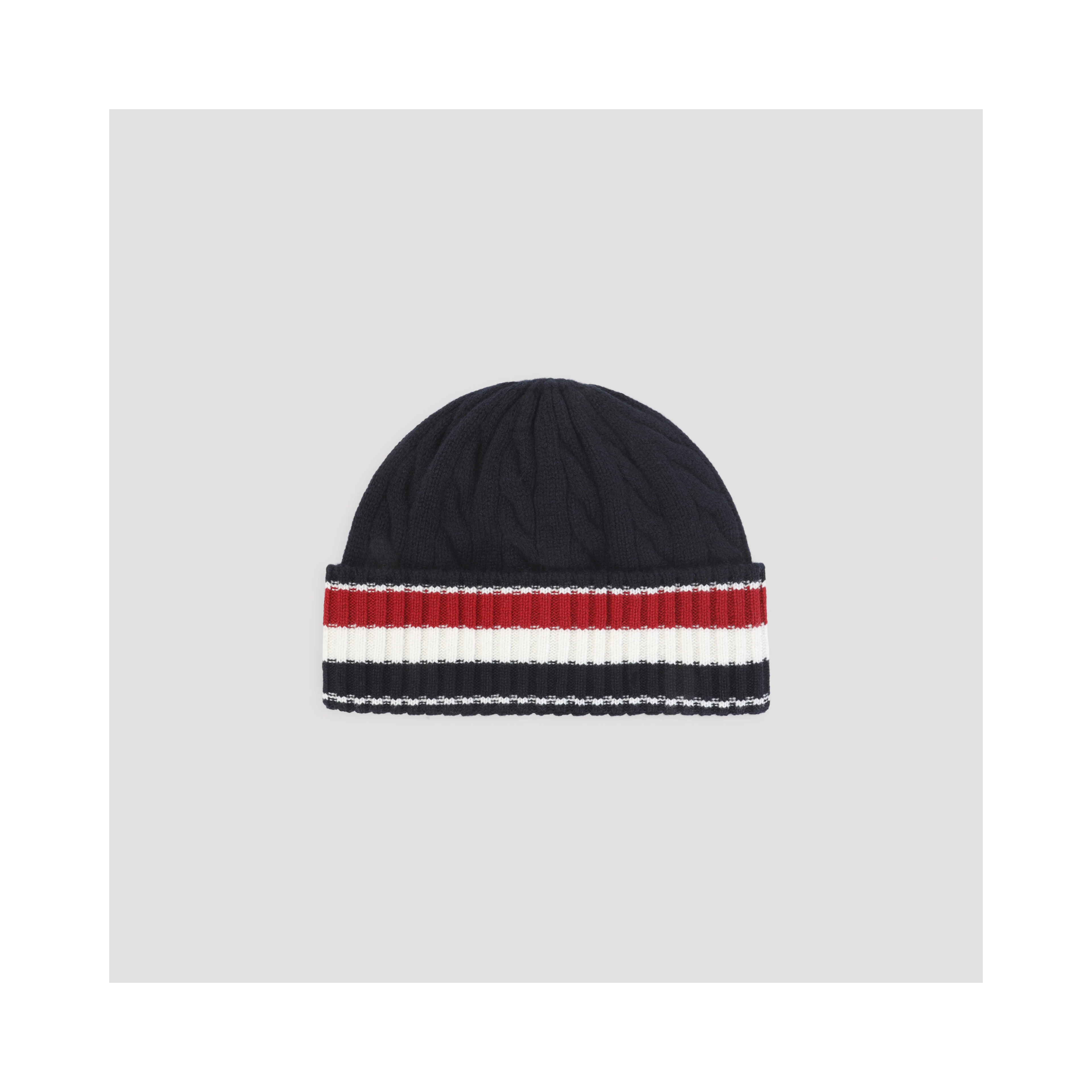 Thom Browne Cable-Knit Beanie