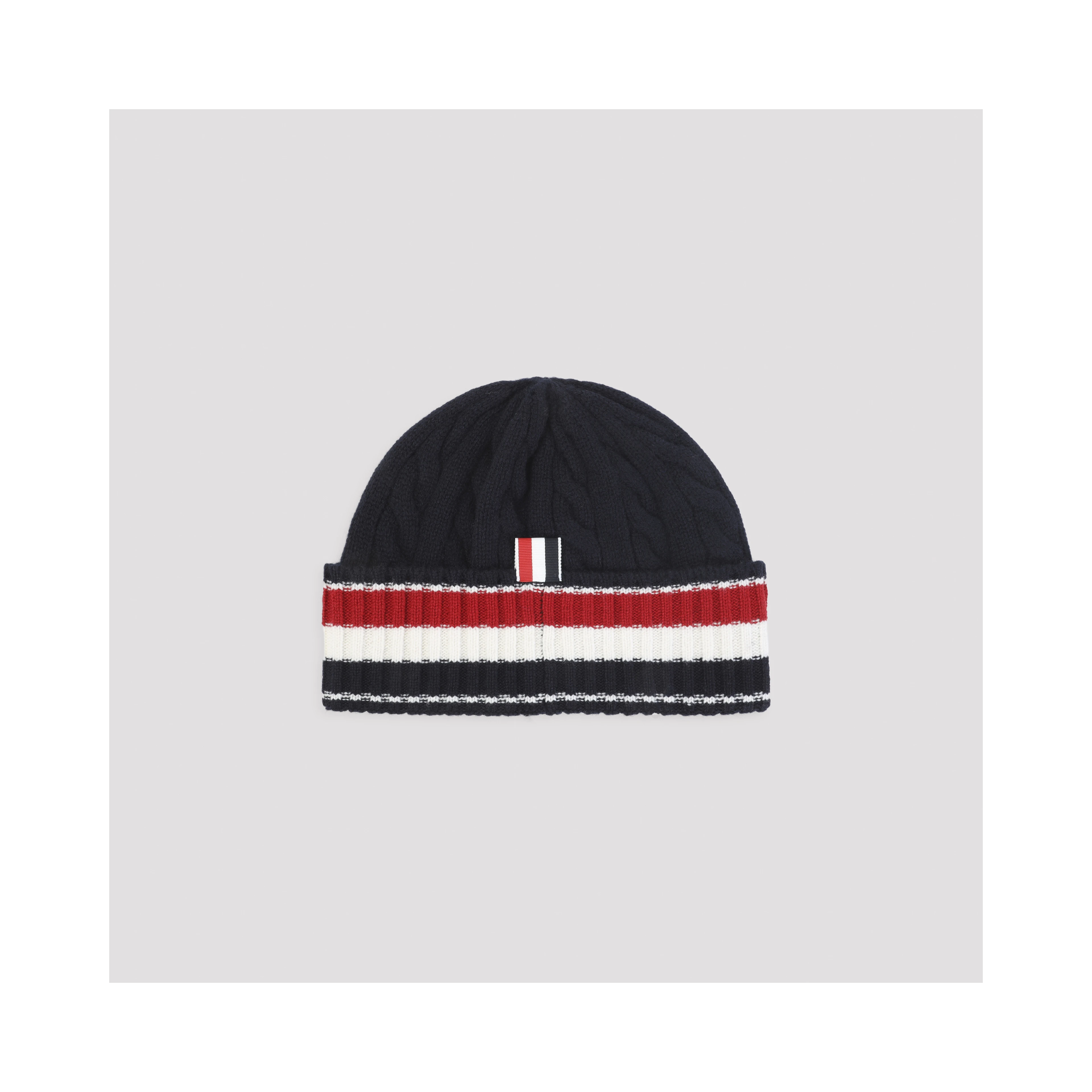 Thom Browne Cable-Knit Beanie