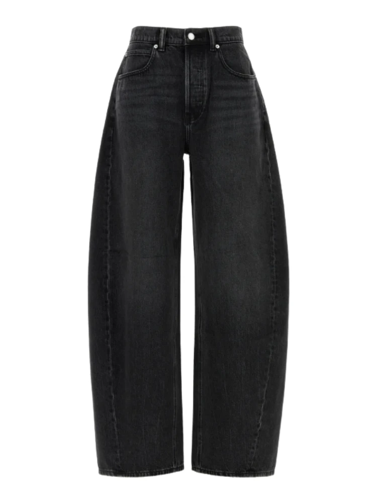 BLOW UP JEAN W CRYSTAL HOTFIX AT BACK POCKETS